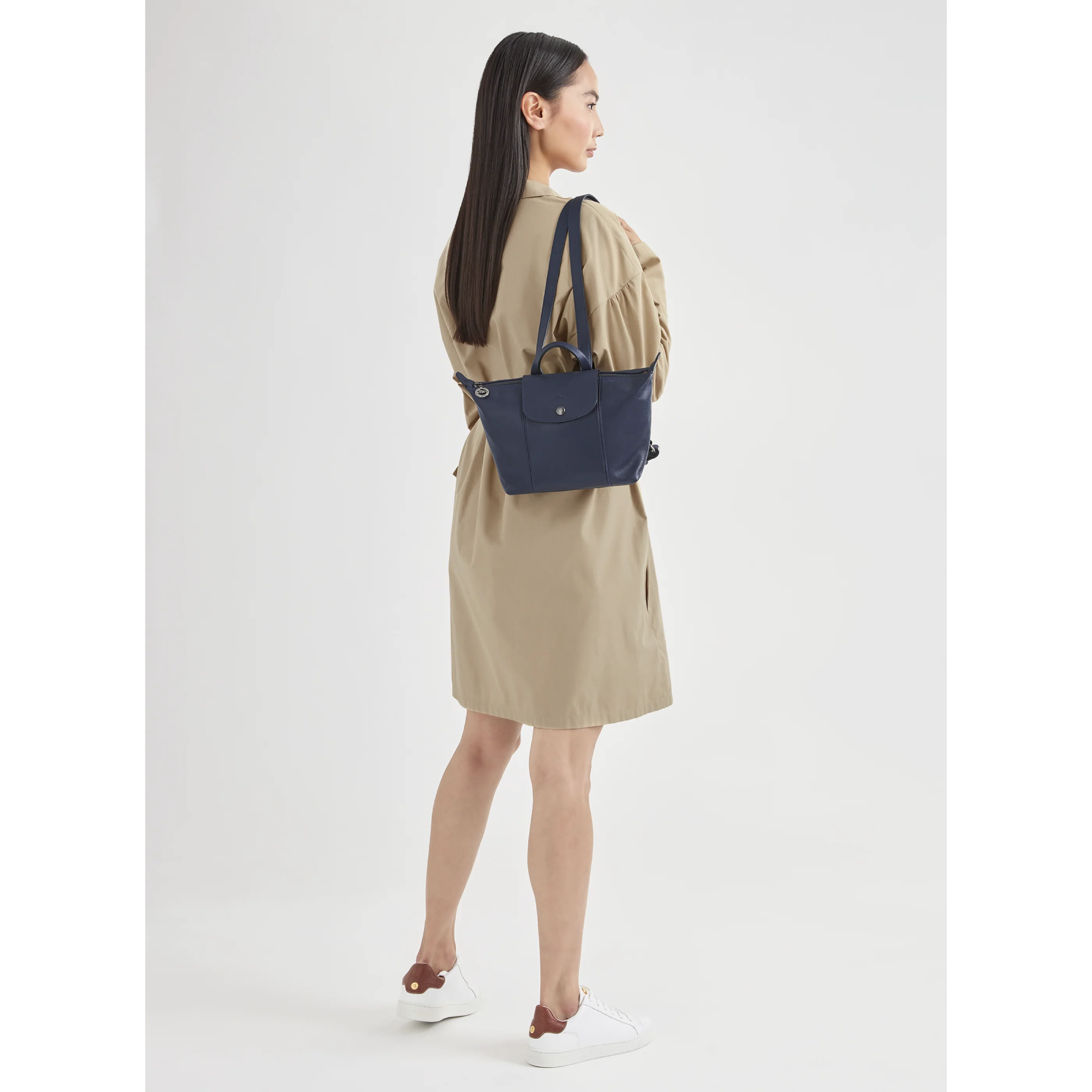Sac À Dos - Le Pliage Cuir - Navy - Image 2