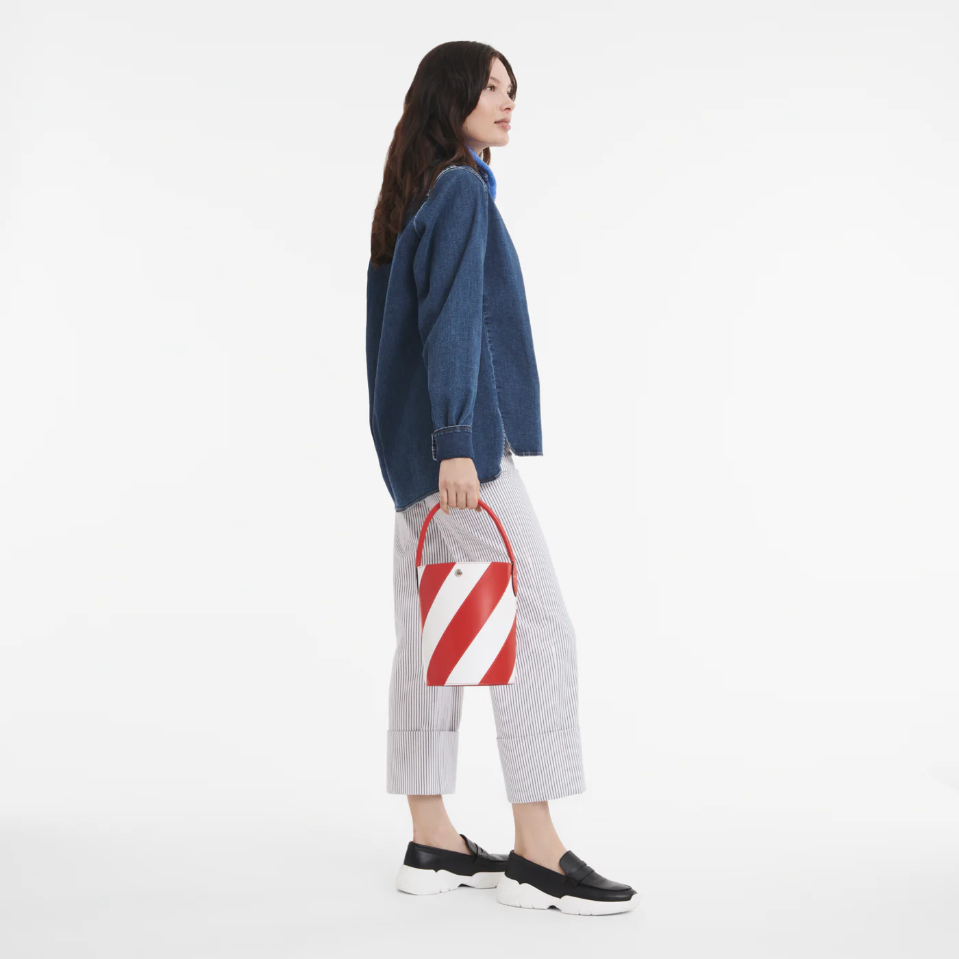 Sac Seau S - Epure Jumping - Rouge/Blanc - Image 2