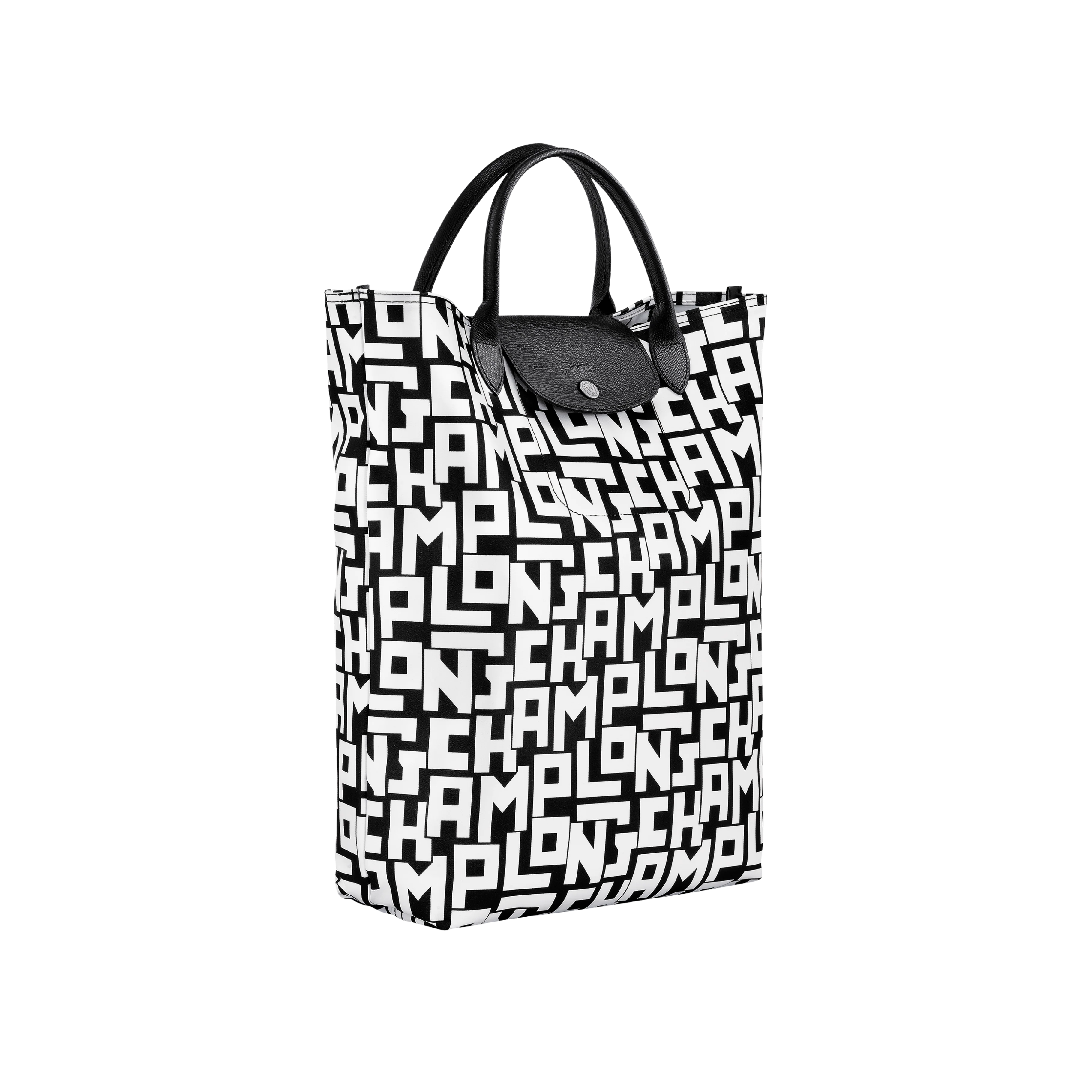 Sac Cabas M - Le Pliage Lgp - Noir/Blanc - Image 3