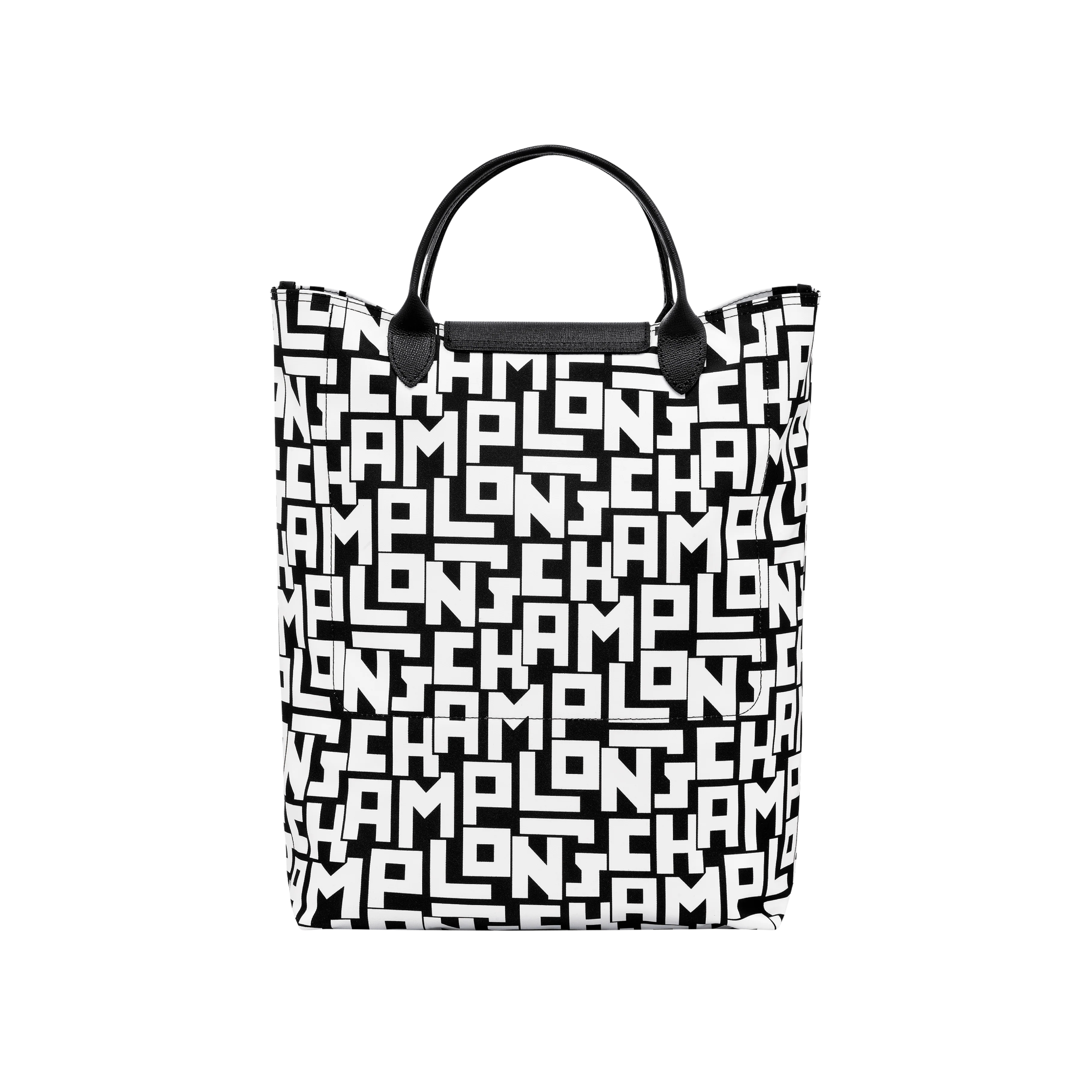 Sac Cabas M - Le Pliage Lgp - Noir/Blanc - Image 4