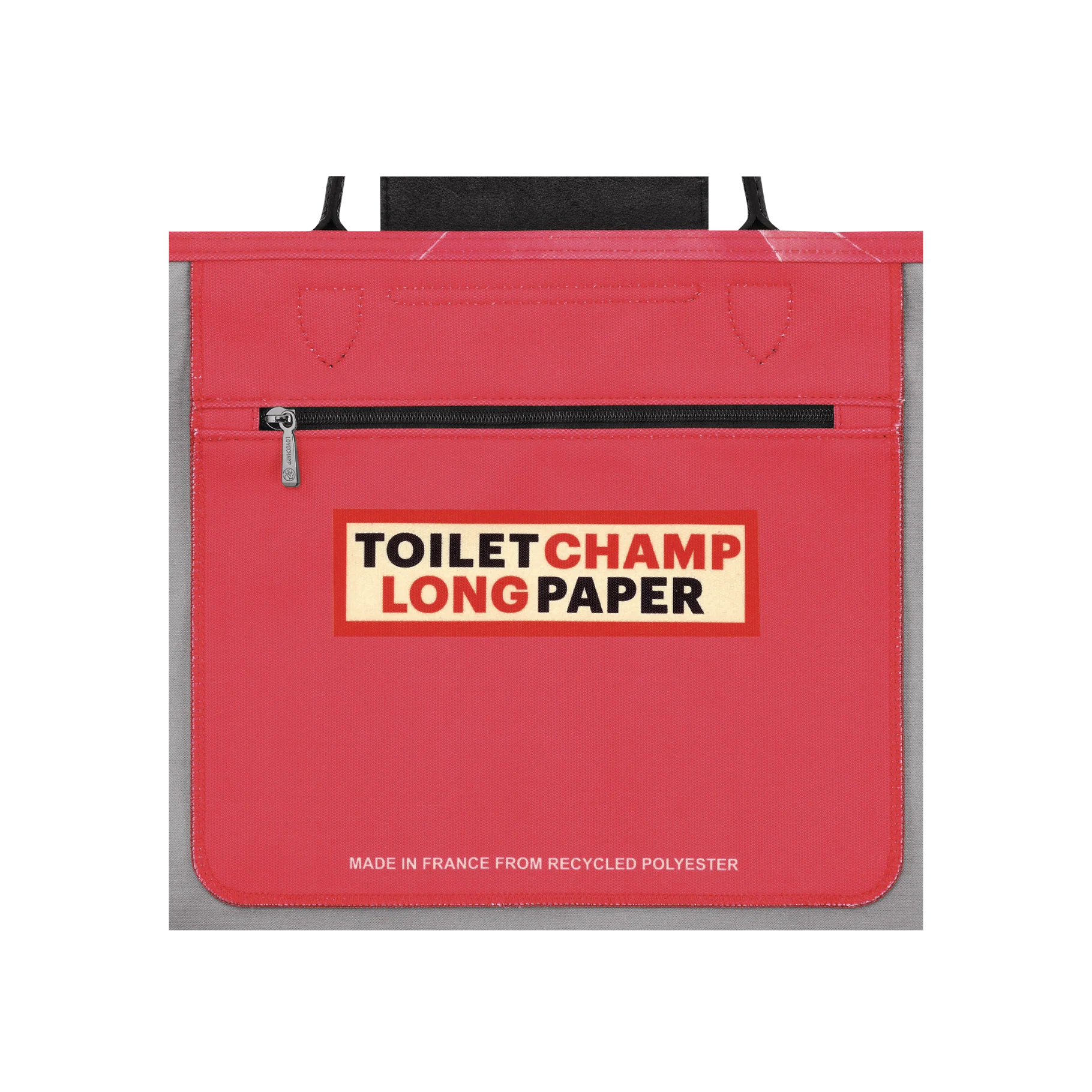 Sac Cabas M Longchamp X Toiletpaper - Le Pliage Love - Rouge - Image 5