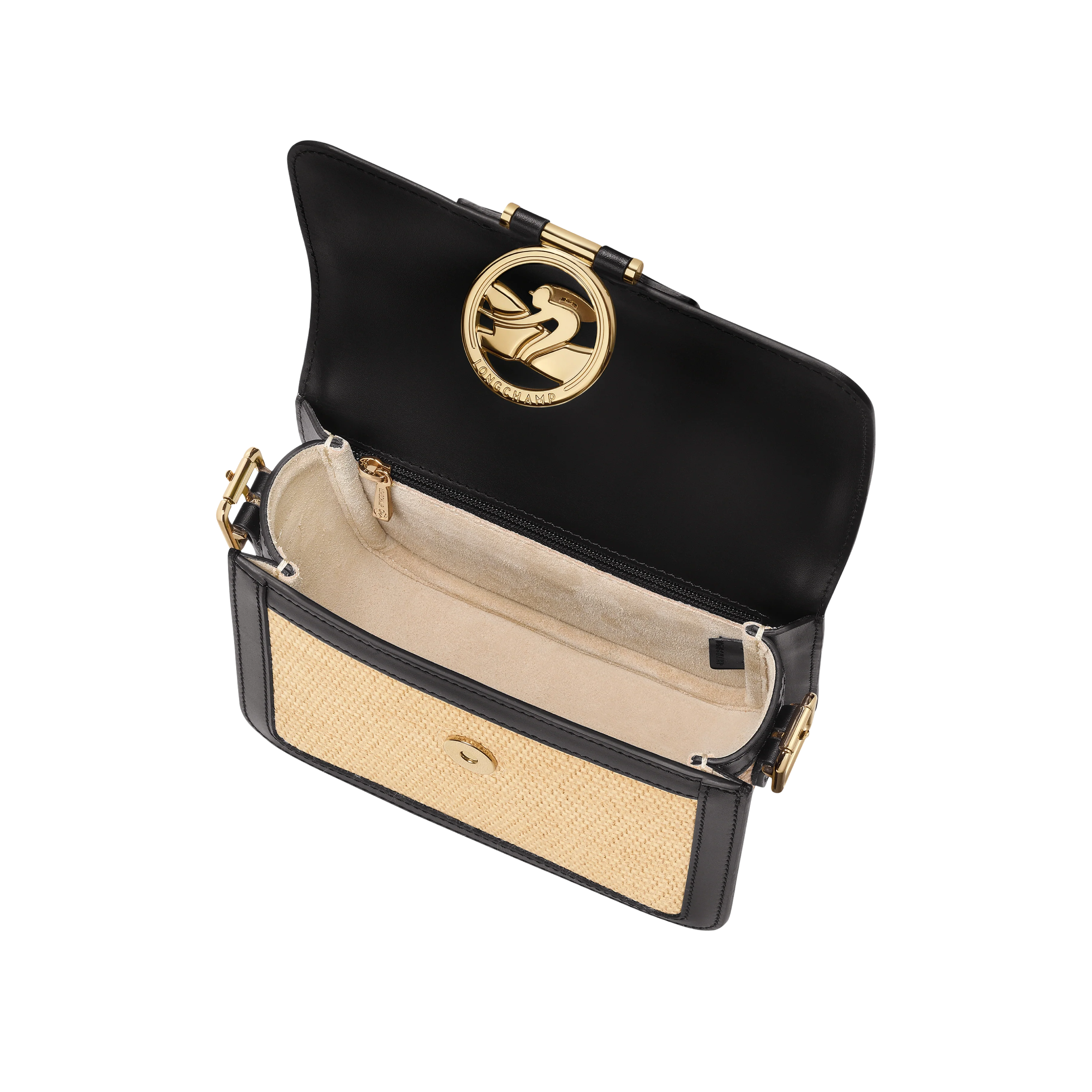 Sac Bandoulière S - Box-Trot Paille - Paille/Noir - Image 5