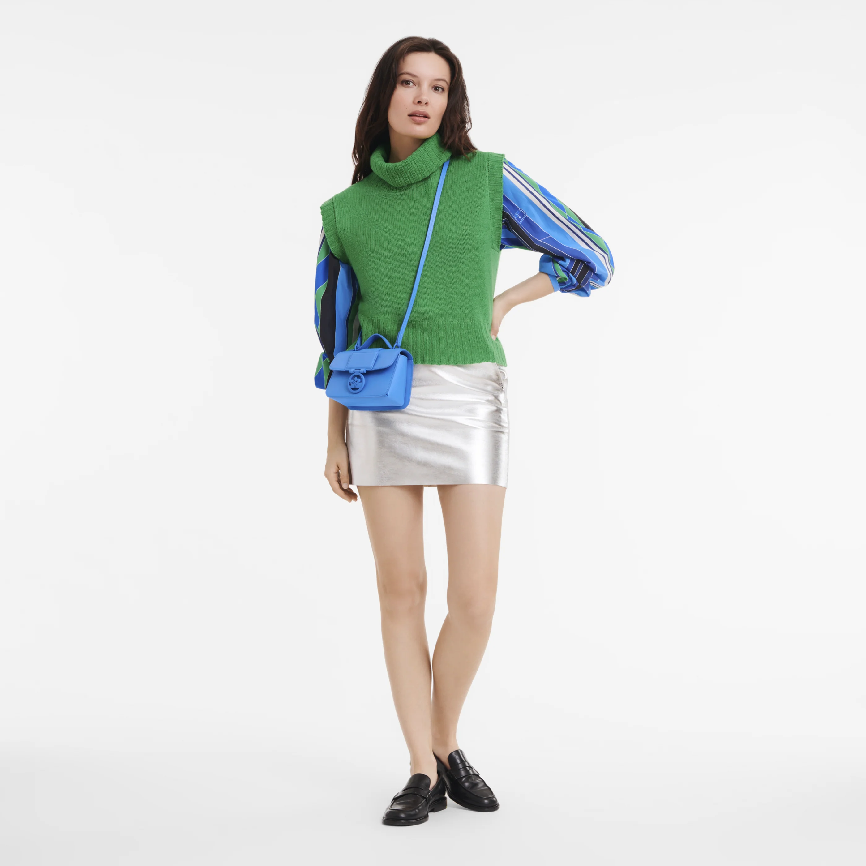 Sac Bandoulière XS - Box-Trot Colors - Cobalt - Image 2