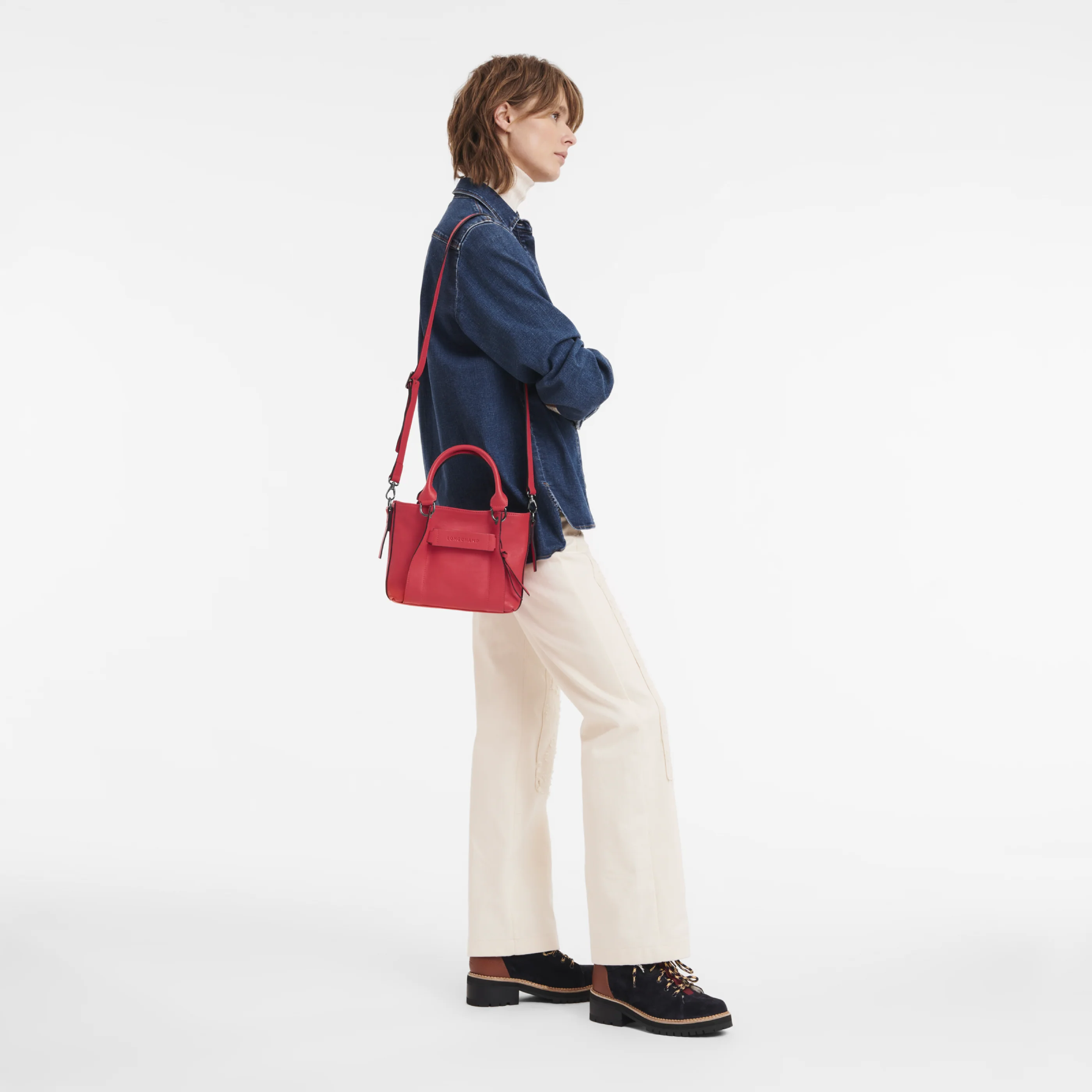 Sac À Main S - Longchamp 3D - Rouge - Image 2