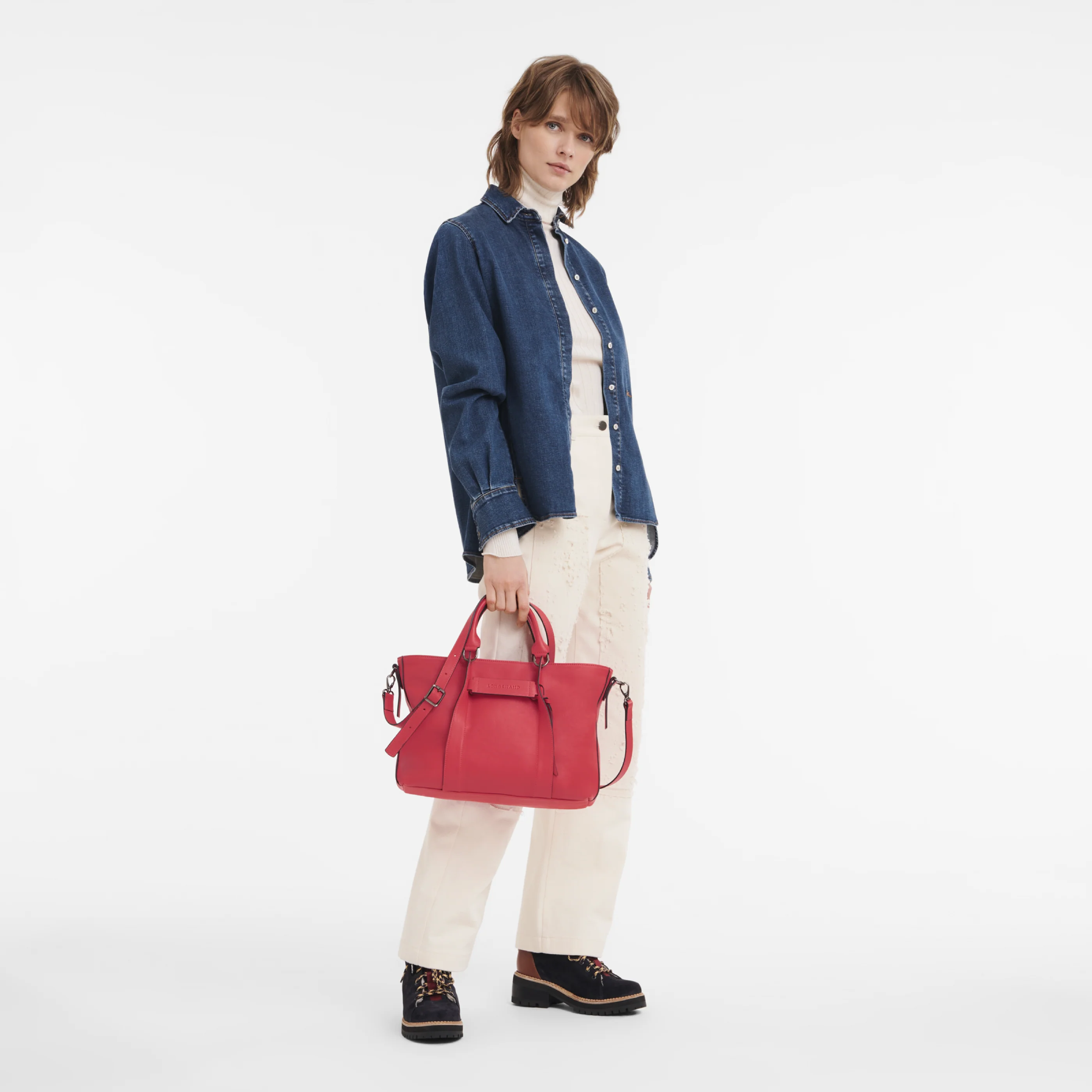 Sac À Main M - Longchamp 3D - Rouge - Image 2