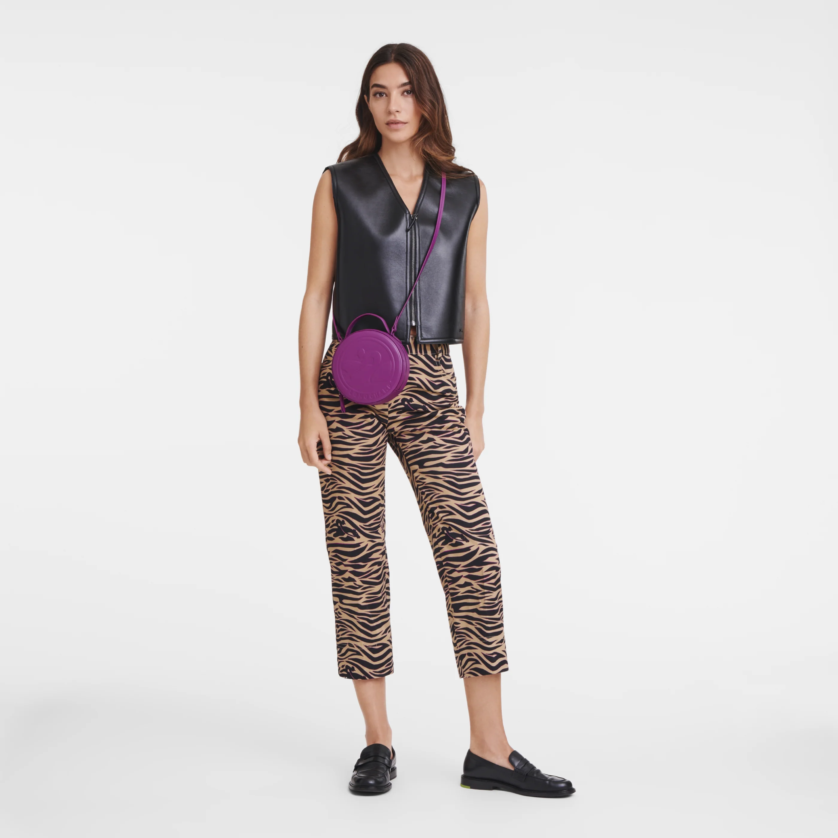 Sac Bandoulière XS - Box-Trot Colors - Violette - Image 2