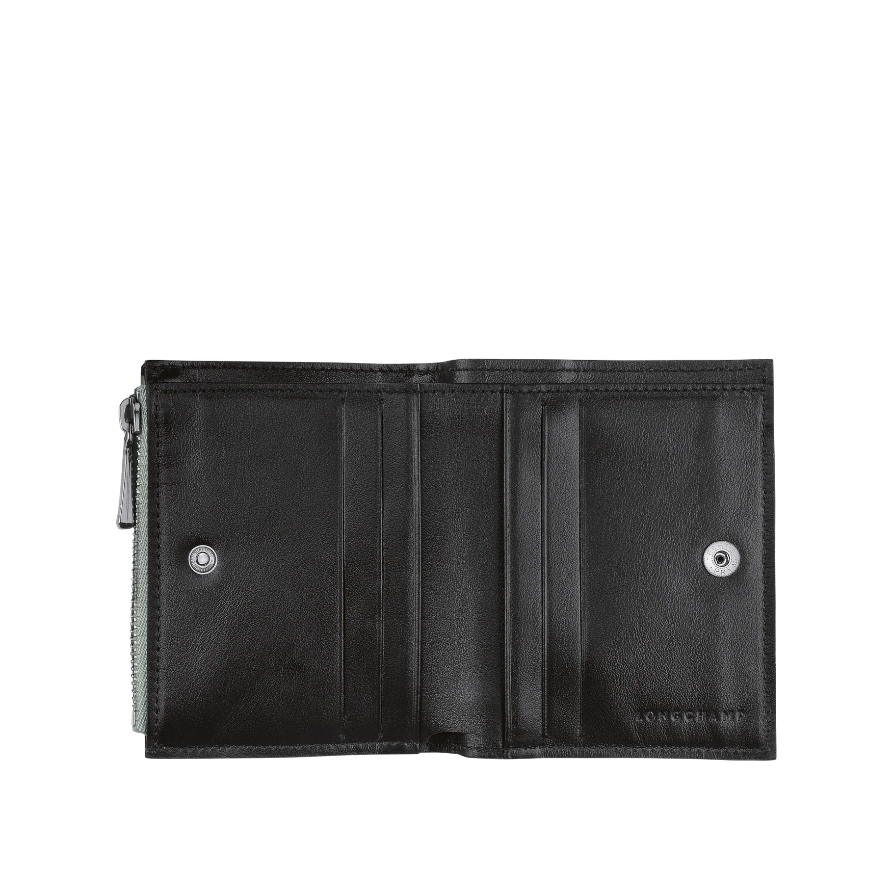 Portefeuille Compact - Roseau Croco - Jade - Image 2