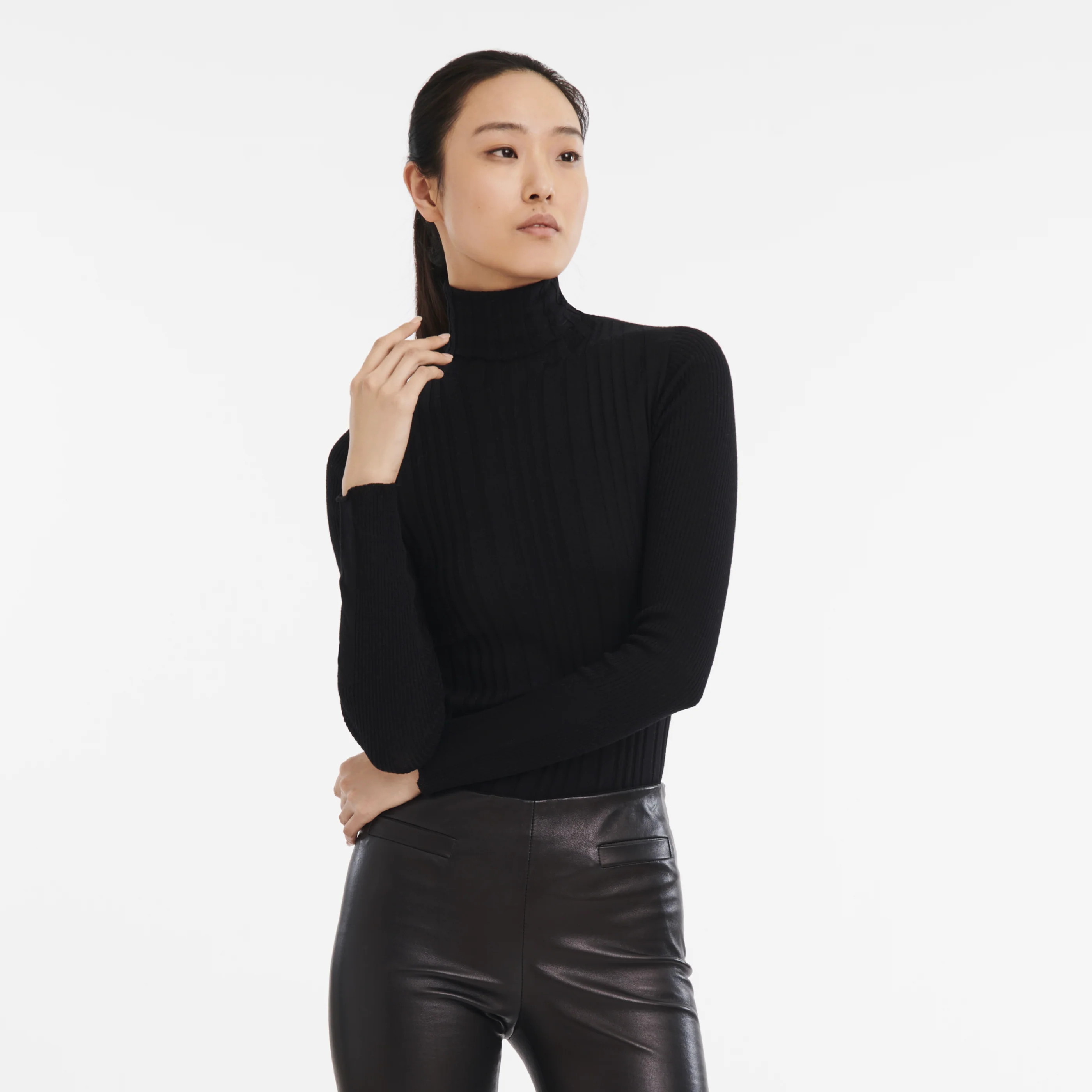 Pull - Prêt À Porter Laine - Noir - Image 2