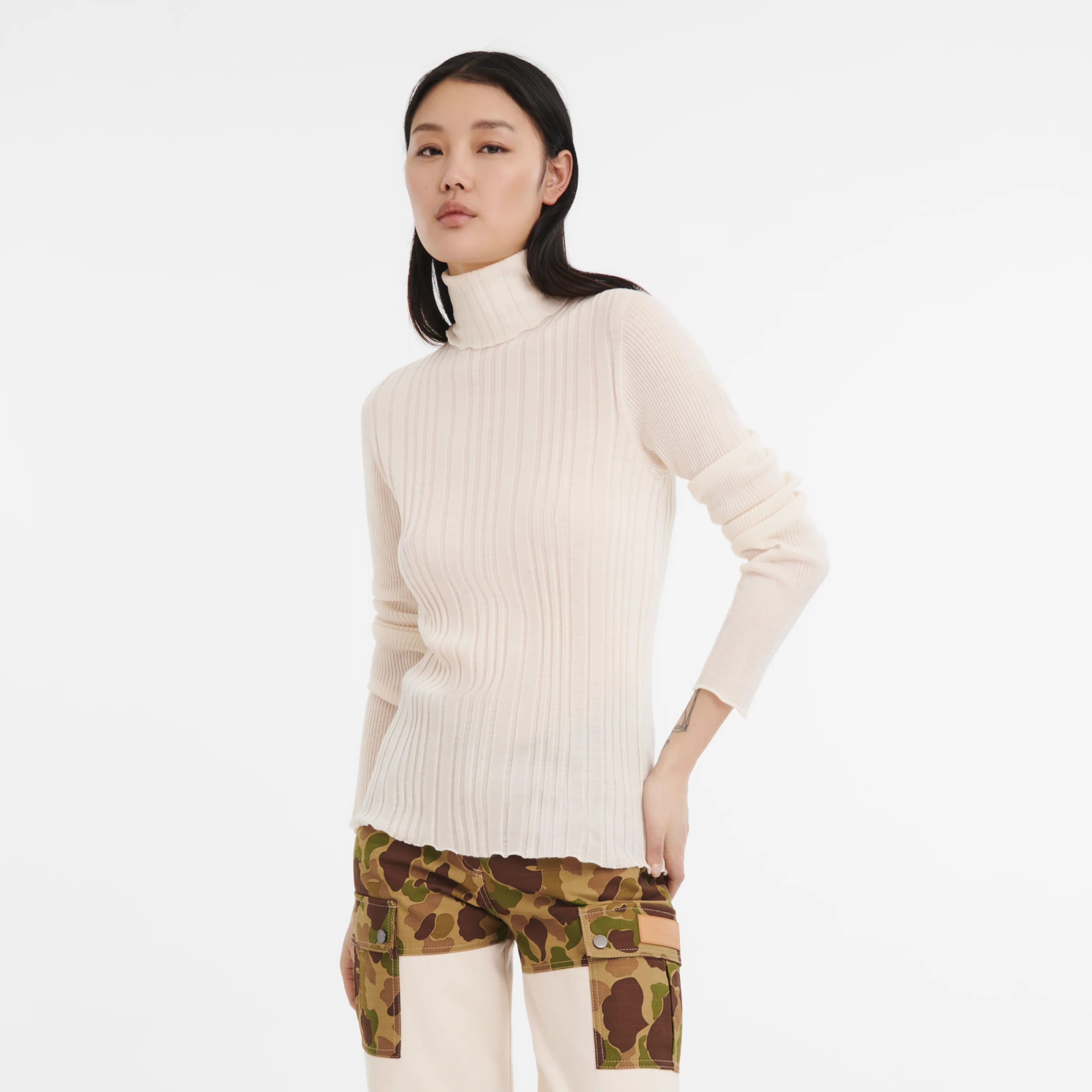 Pull - Prêt À Porter Laine - Ivoire - Image 2
