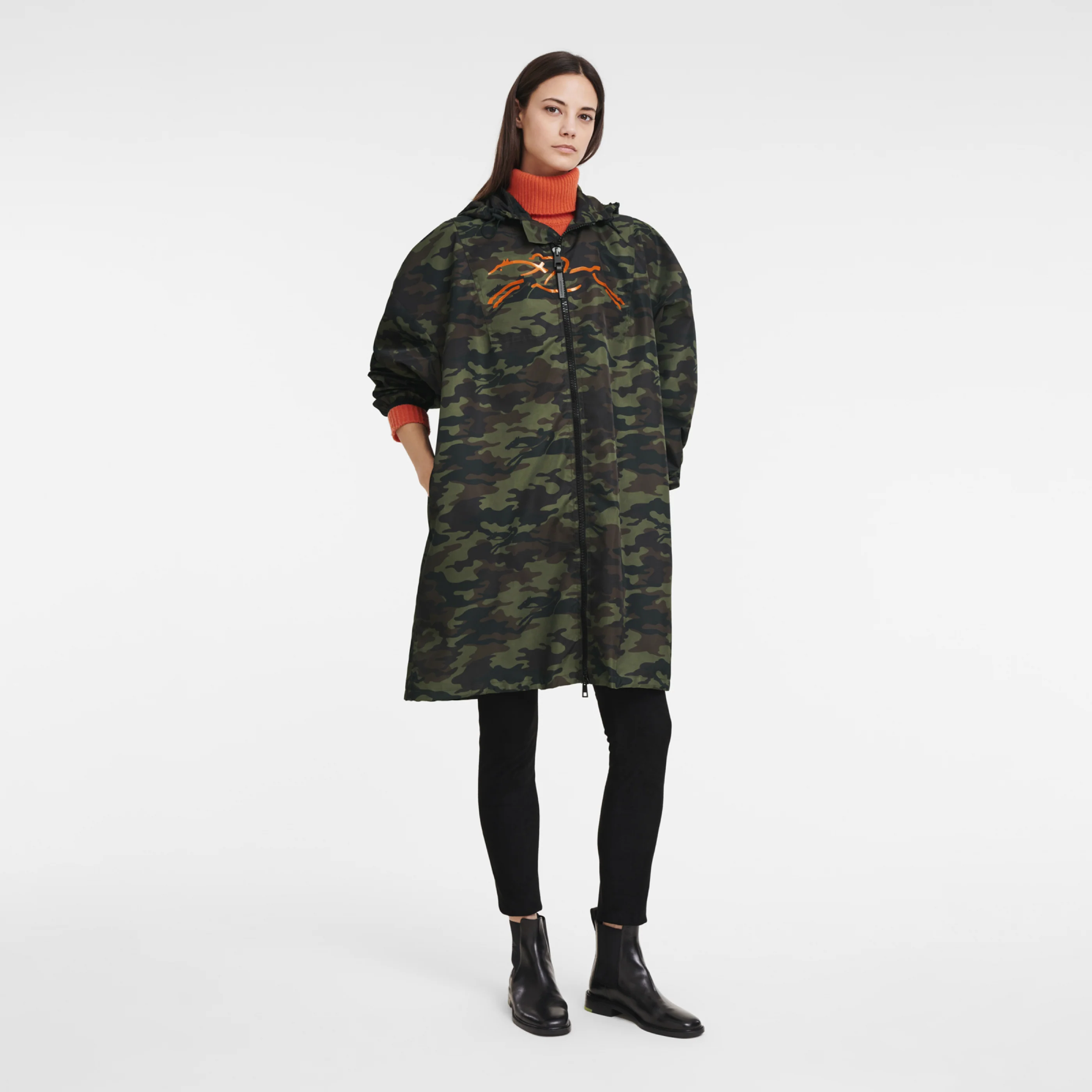 Parka Imperméable - Camouflage - Kaki - Image 2