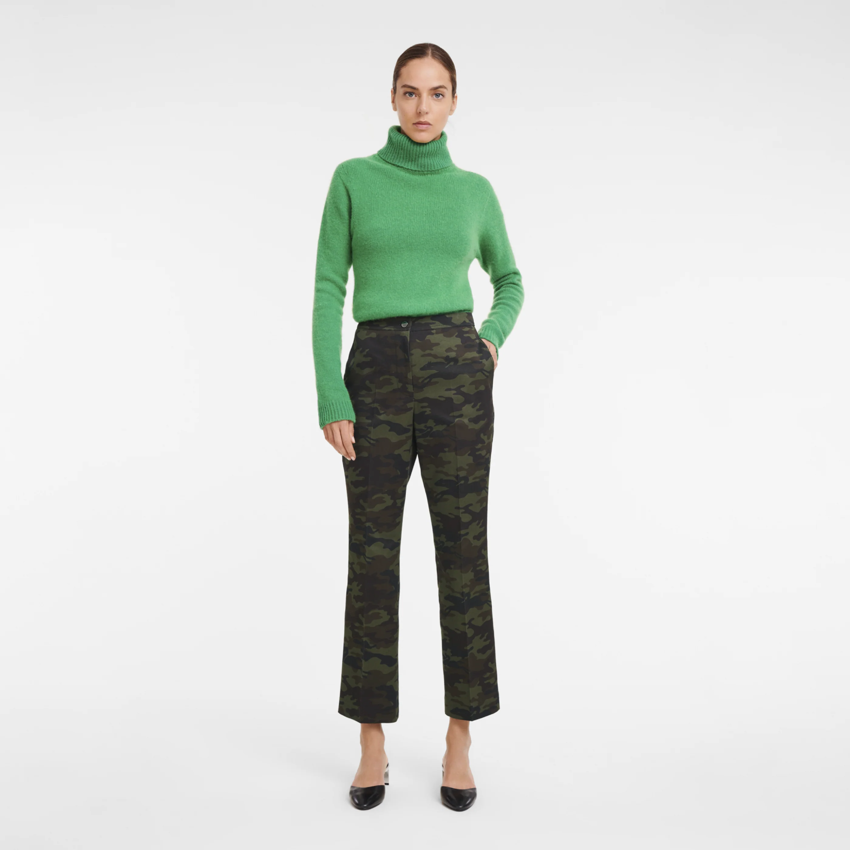Pantalon - Camouflage - Kaki - Image 2