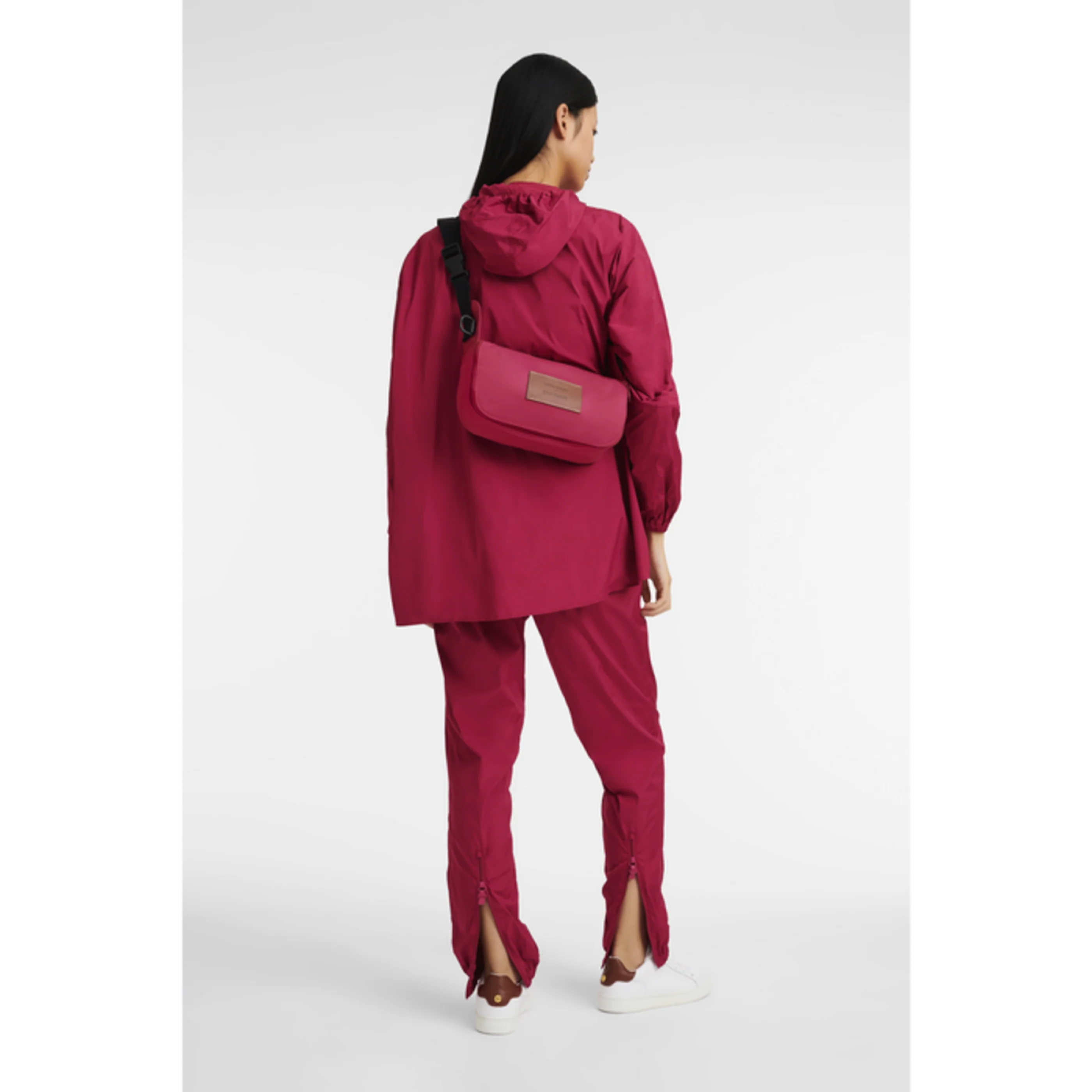 Poncho Imperméable - Prêt À Porter Chaine Et Trame - Rose - Image 3