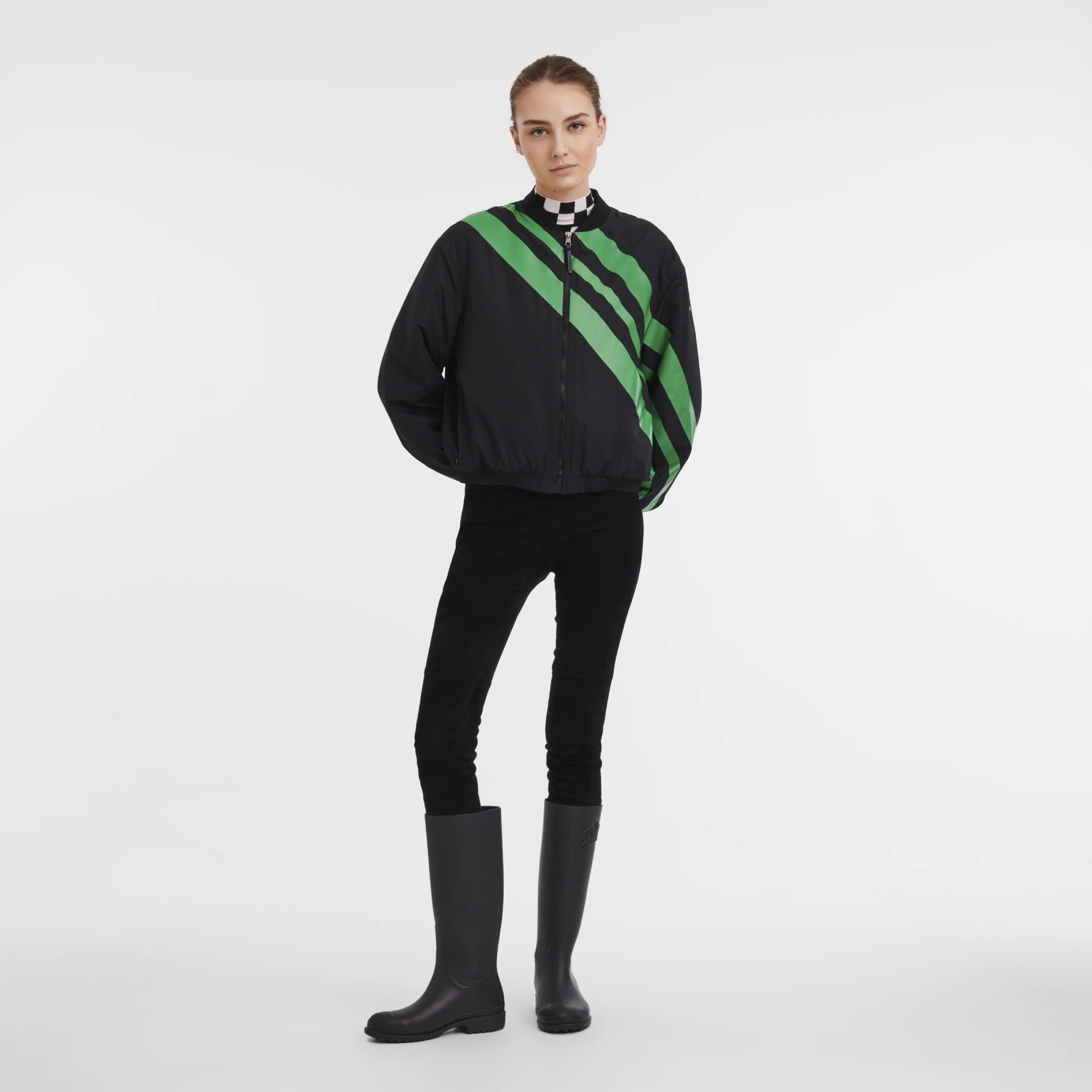 Blouson - Jockey - Noir - Image 2
