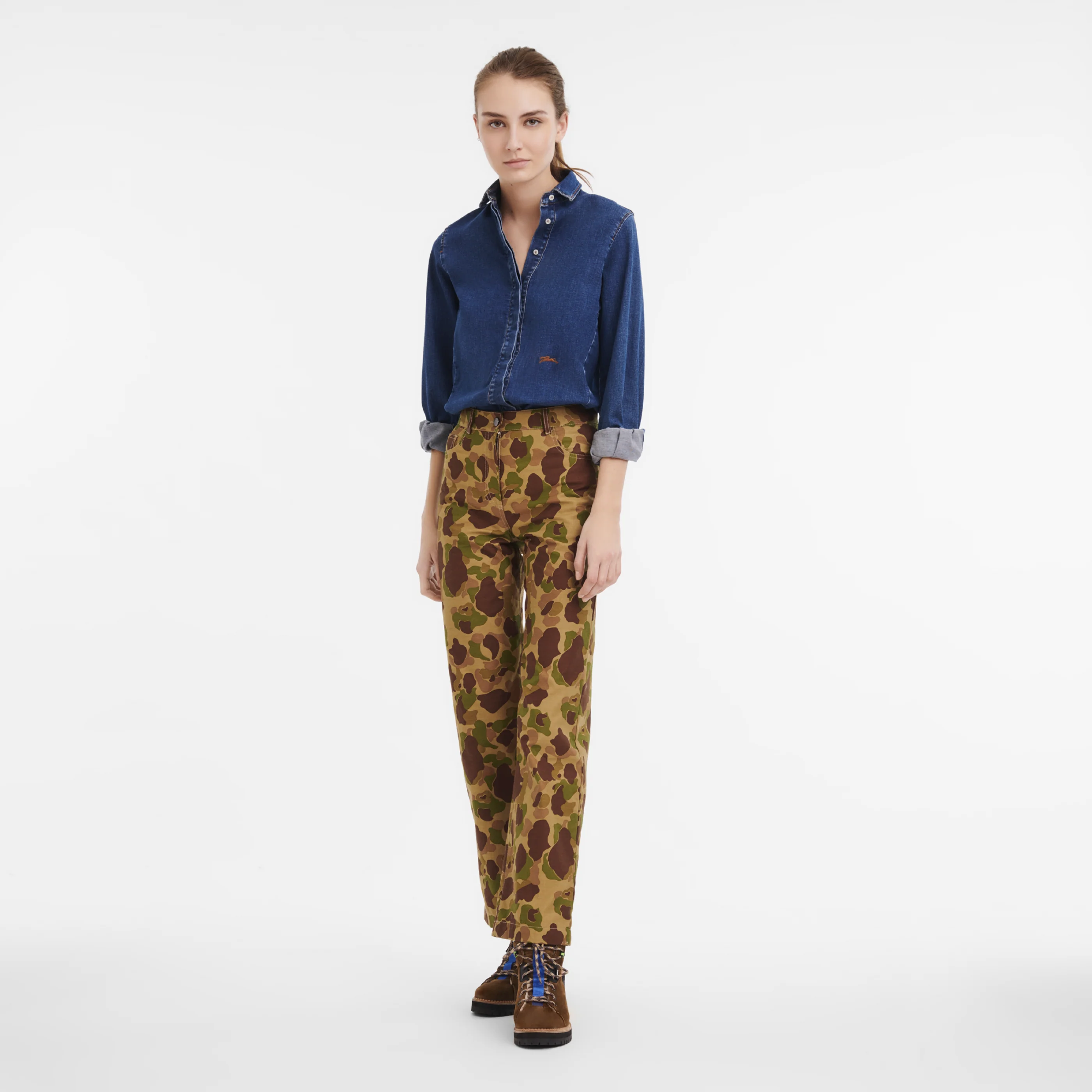 Pantalon - Camouflage - Kaki - Image 2