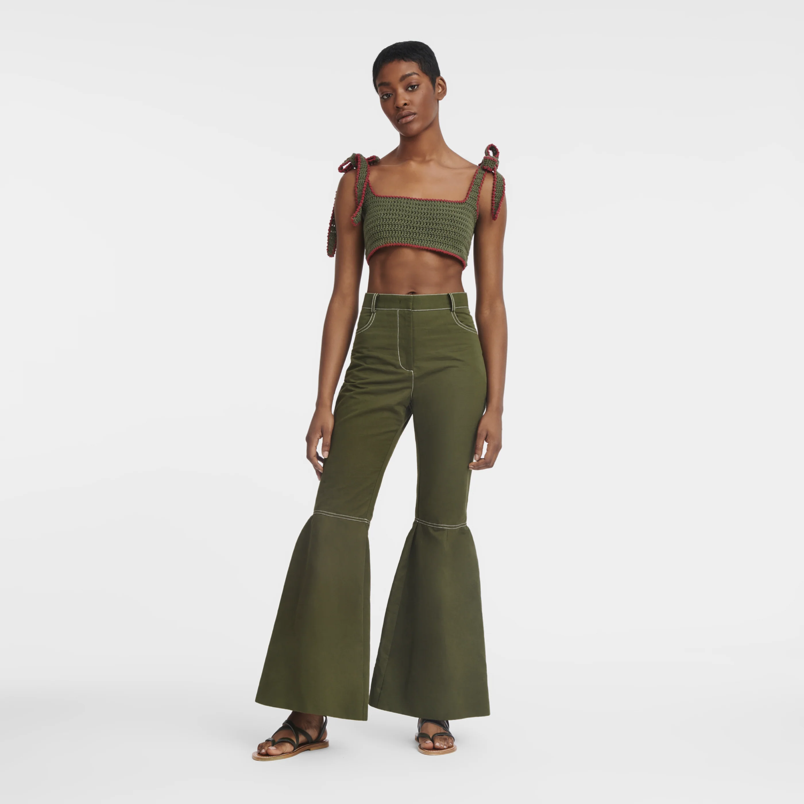 Brassière - Fleurs & Macramé - Kaki - Image 2