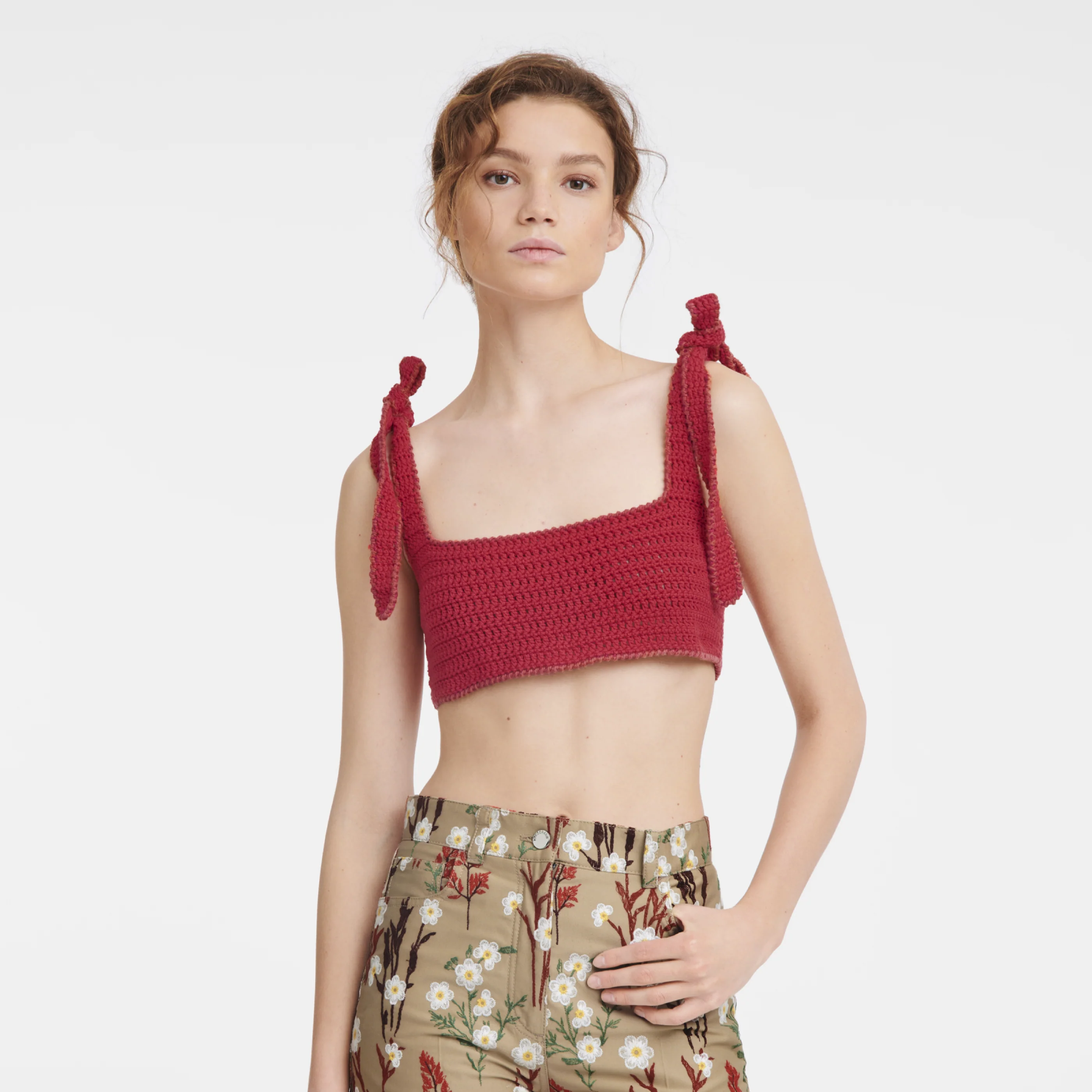 Brassière - Fleurs & Macramé - Tomate - Image 2