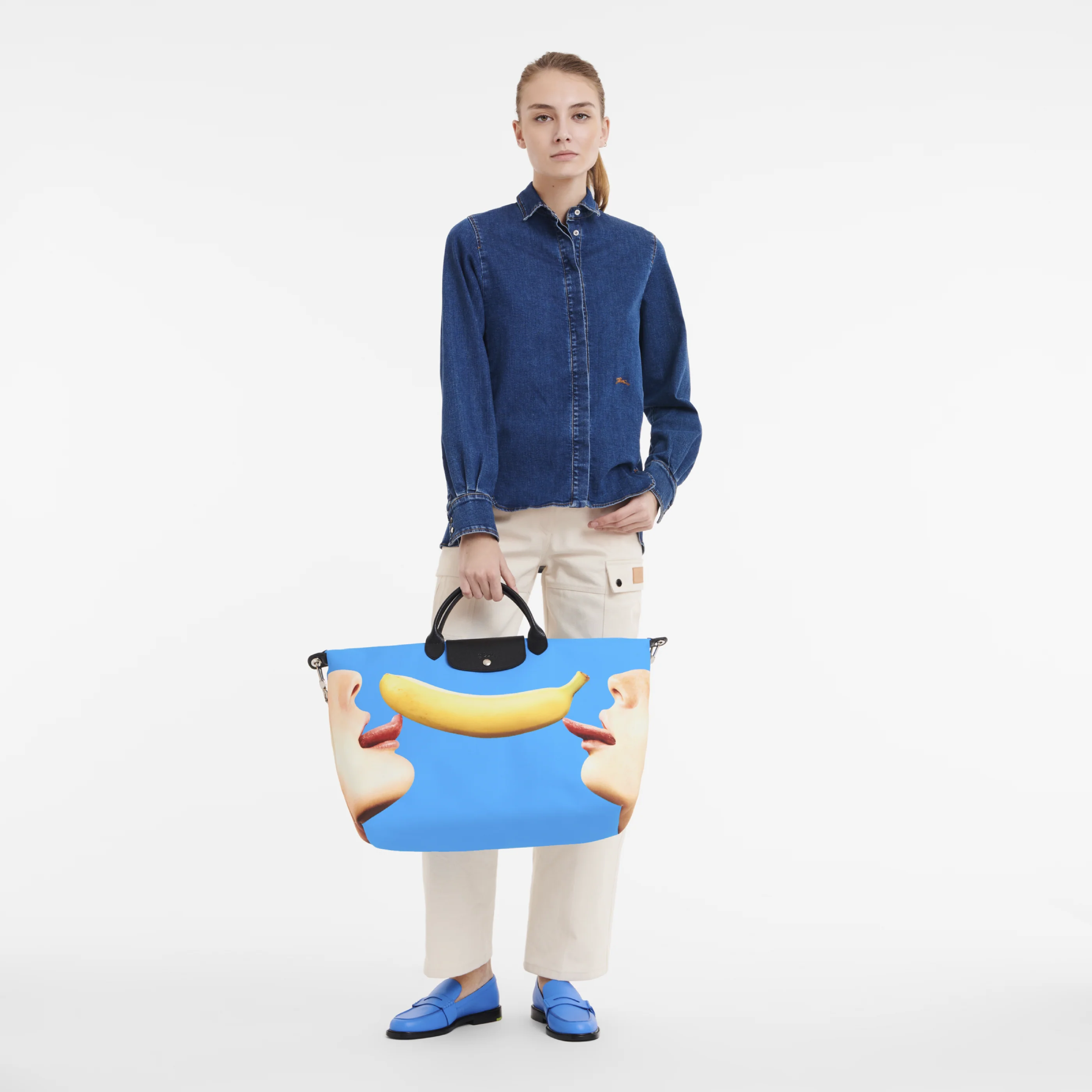 Sac De Voyage L - Le Pliage Banane - Bleu - Image 2