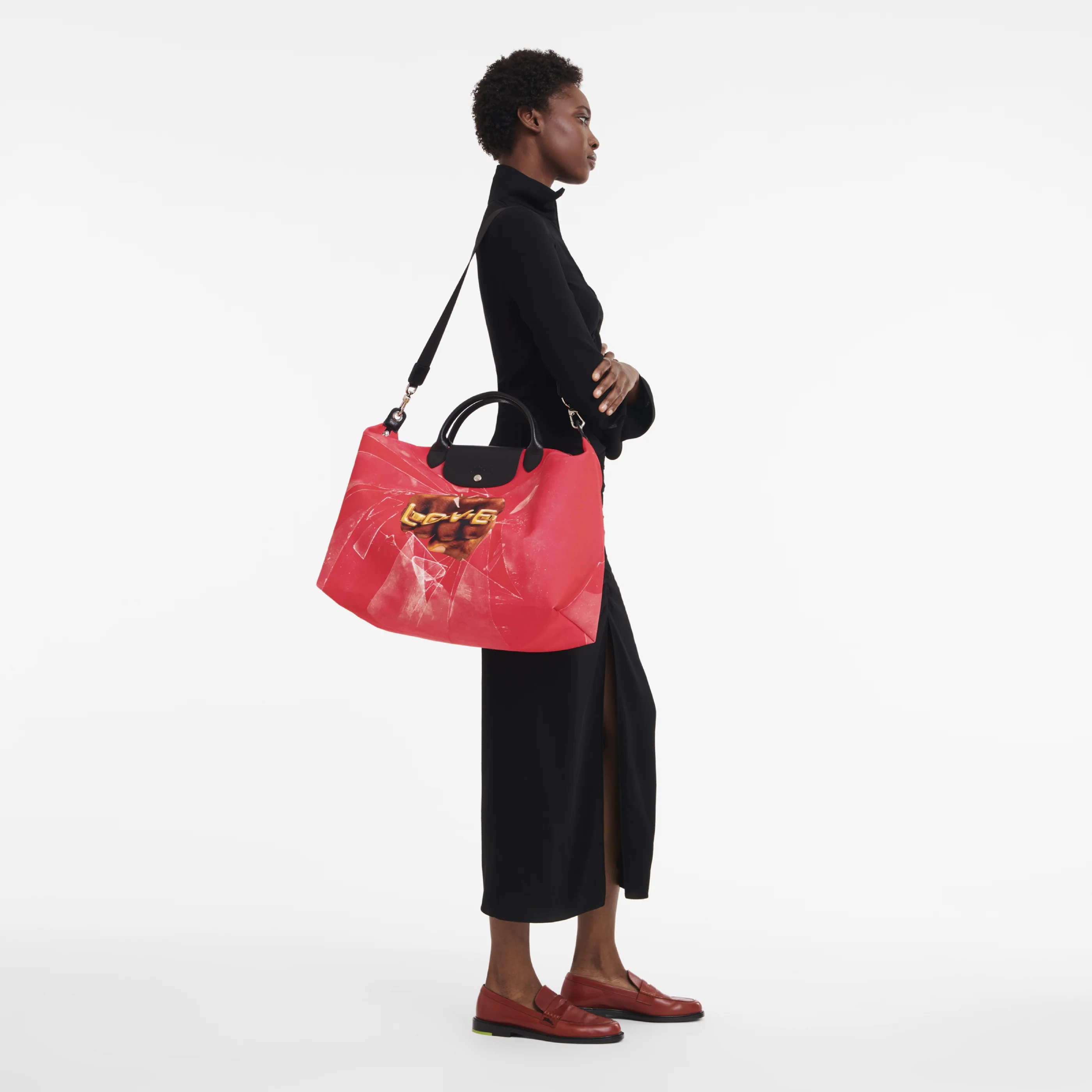 Sac De Voyage L - Le Pliage Love - Rouge - Image 2
