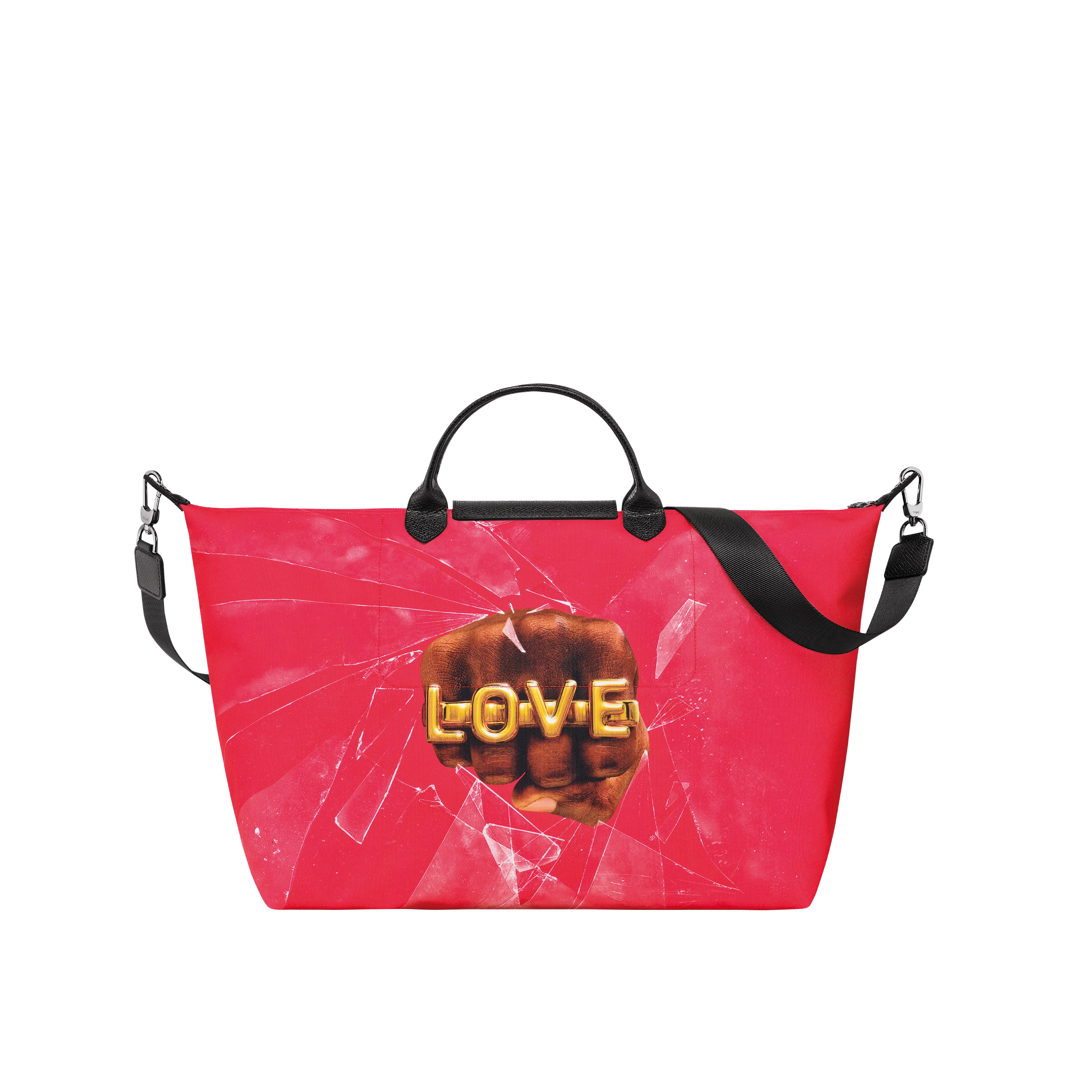 Sac De Voyage L - Le Pliage Love - Rouge - Image 4