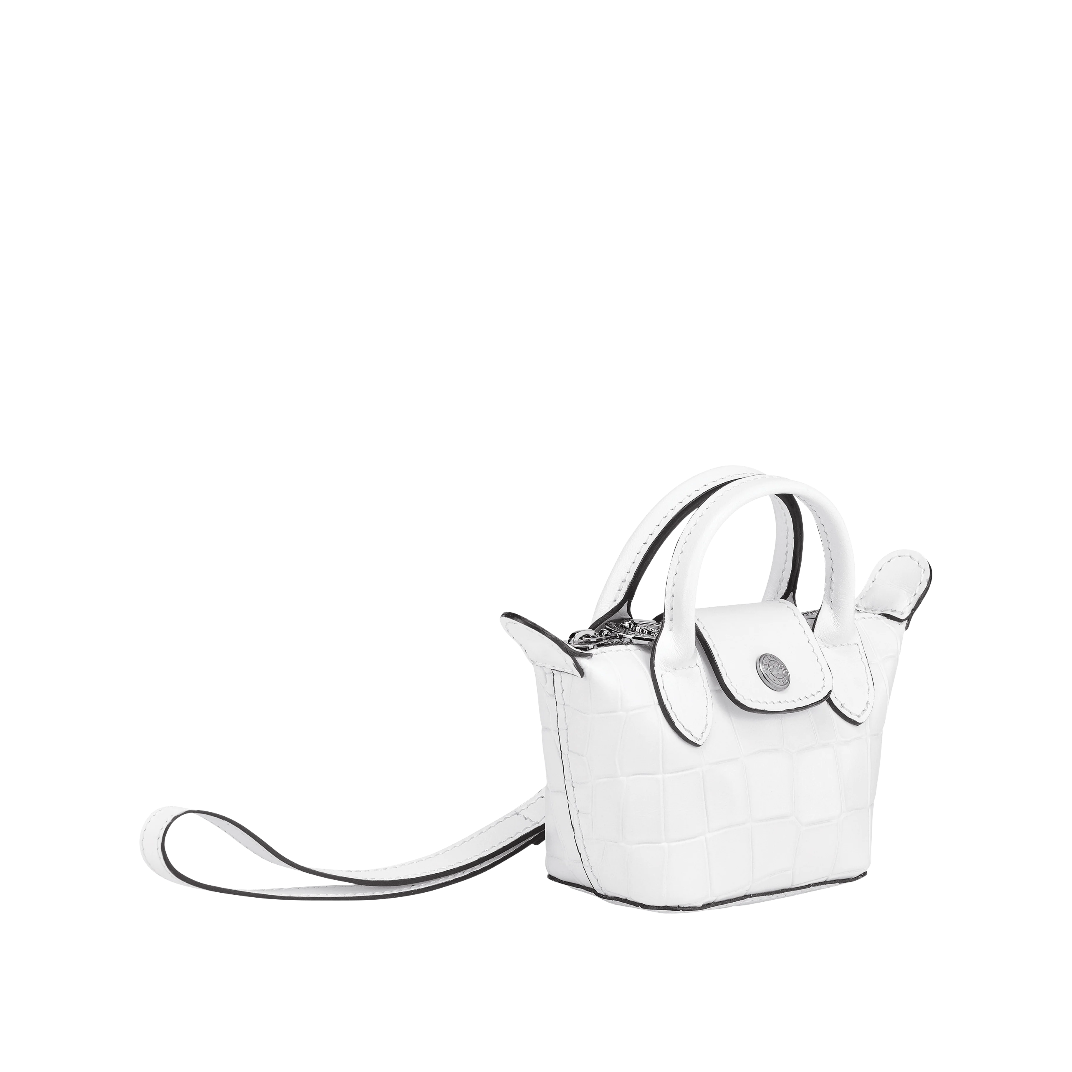 Nano Pliage - Le Pliage Cuir Croco - Blanc - Image 2