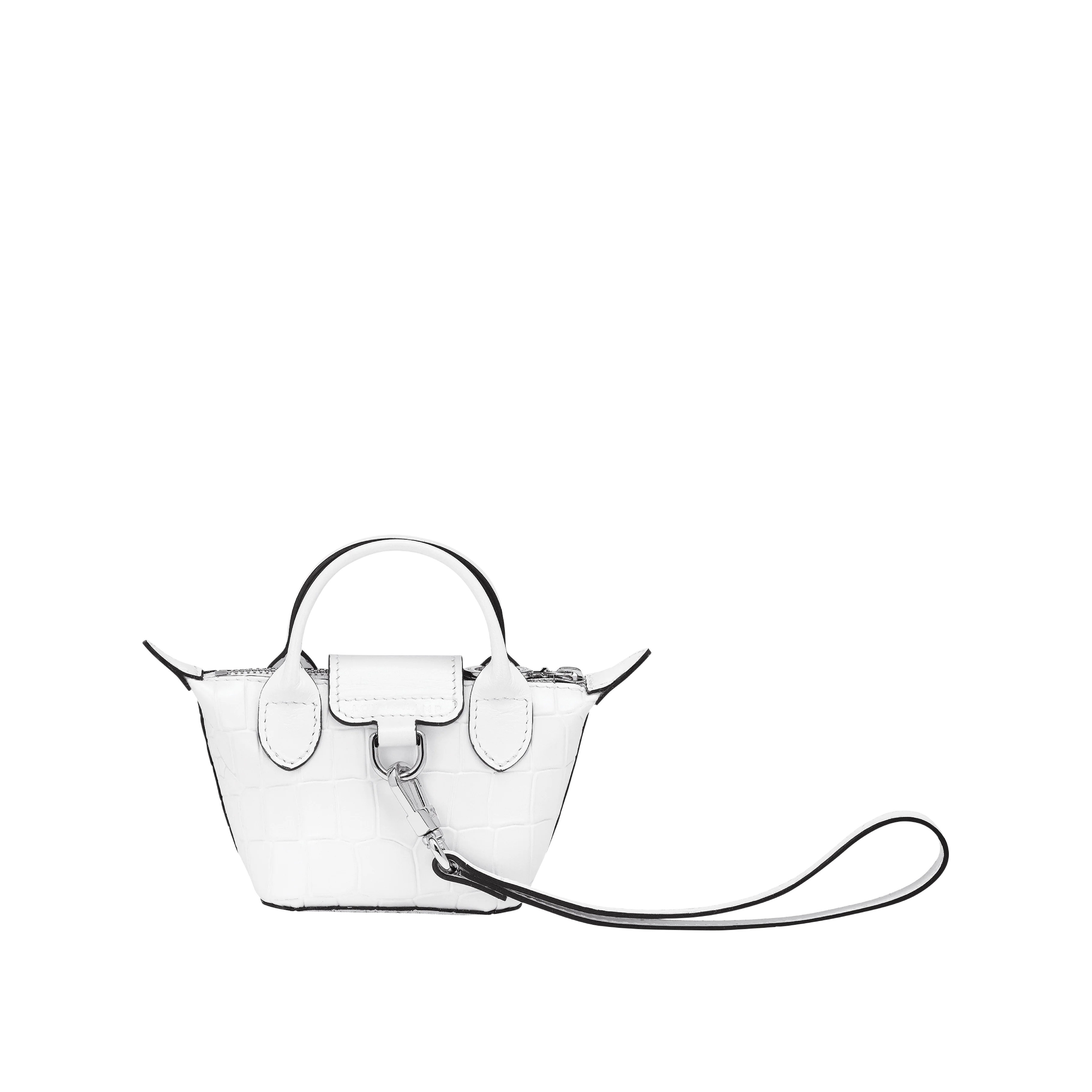 Nano Pliage - Le Pliage Cuir Croco - Blanc - Image 3