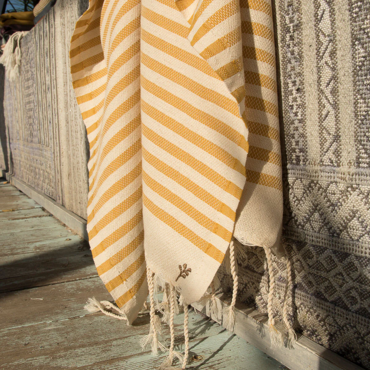 Lot De 2 Foutas - Coton - Jaune Moutarde - Hossegor - Image 15