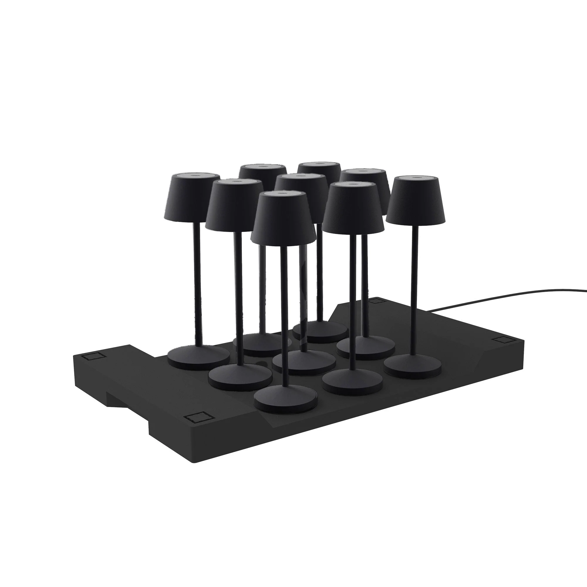Lampe De Table Sans Fil - 9X Emily Black - Image 2