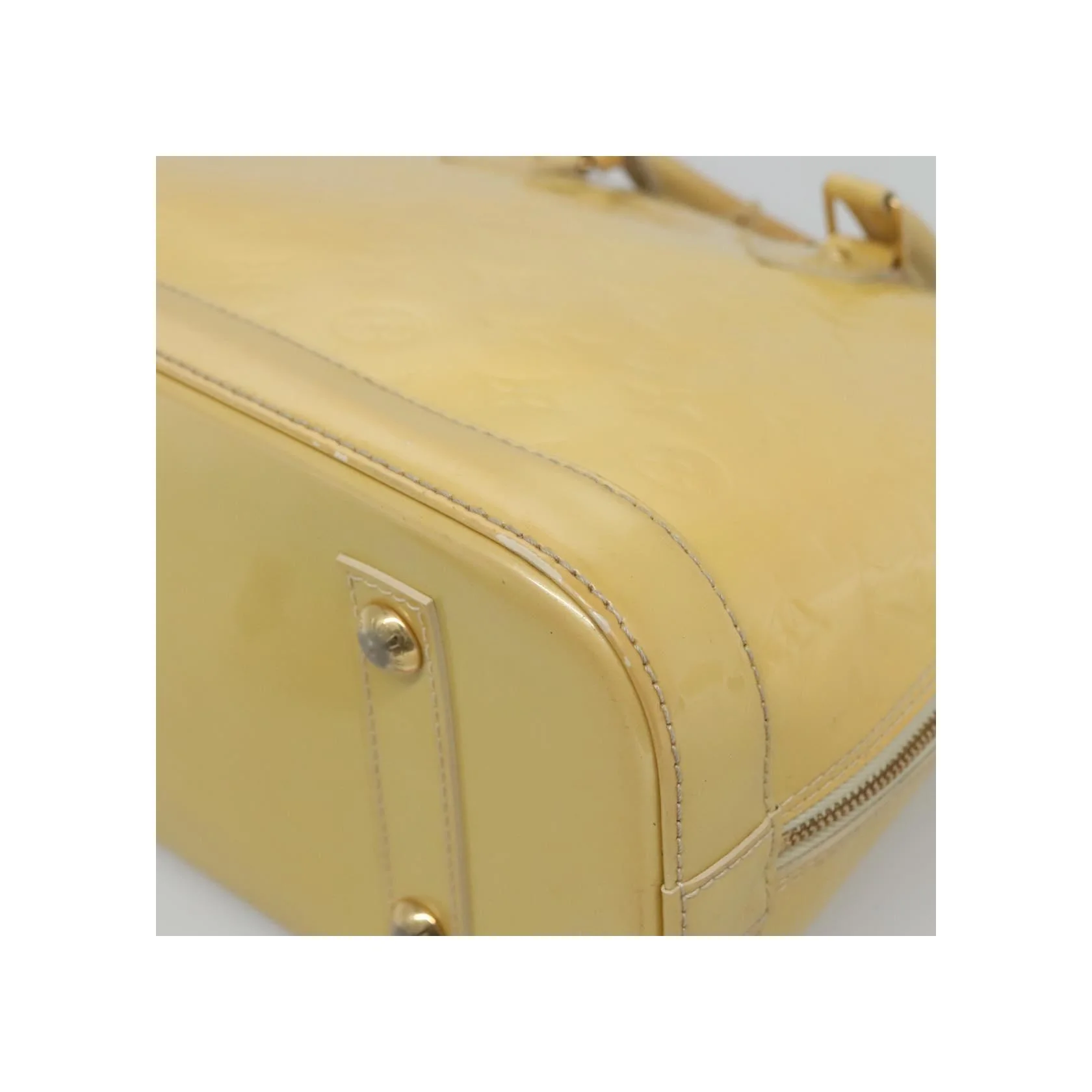 Sac À Main Louis Vuitton Alma - Yellow - Image 10