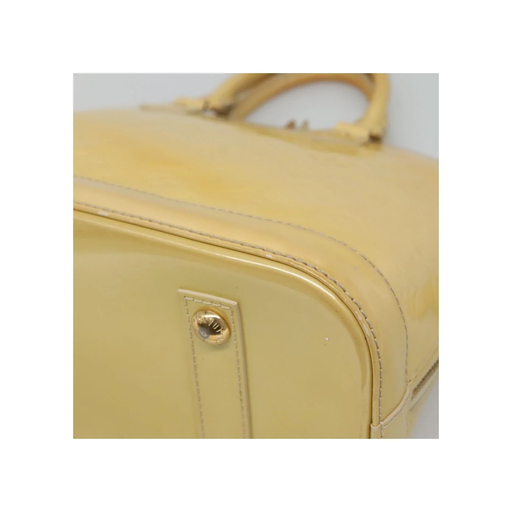 Sac À Main Louis Vuitton Alma - Yellow - Image 12