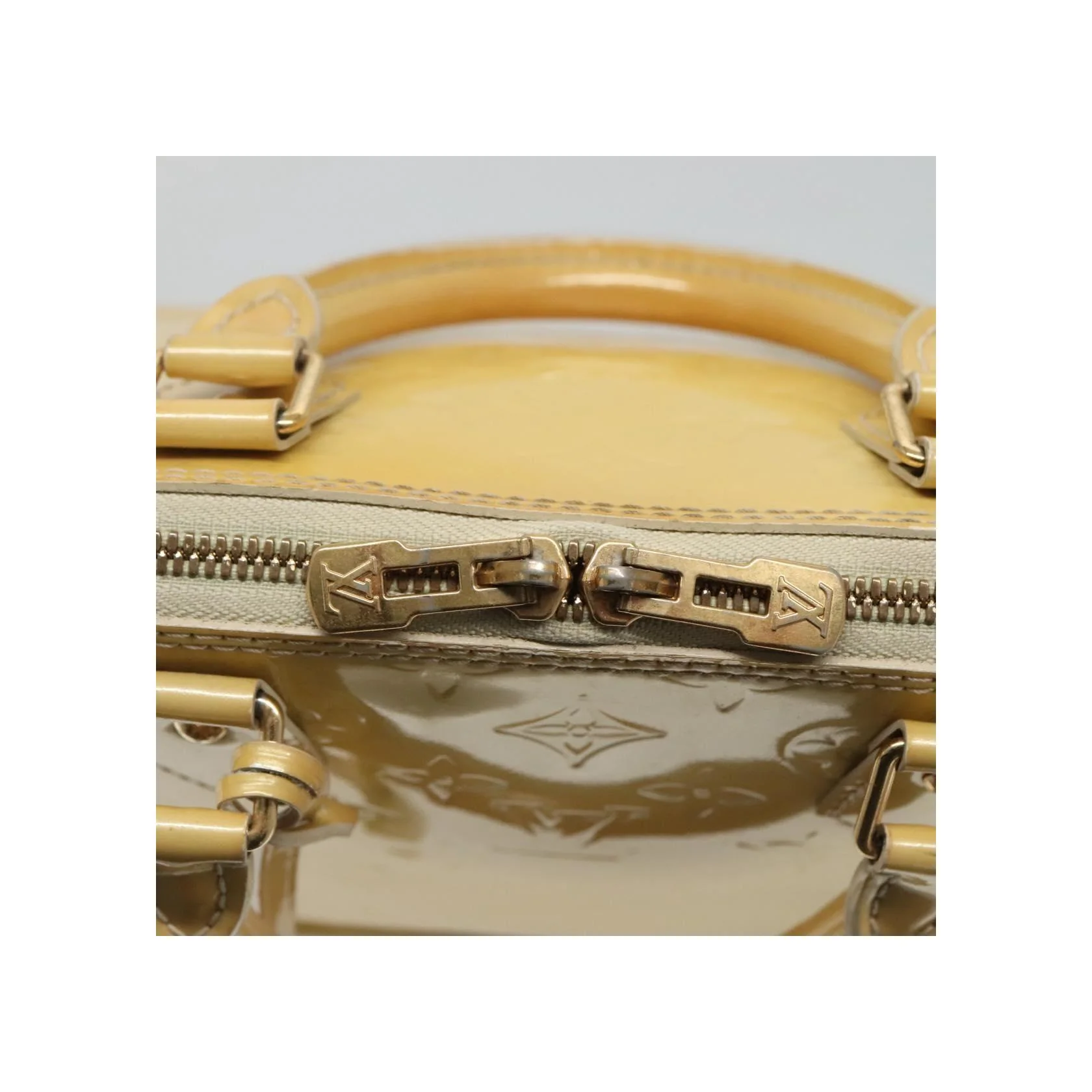 Sac À Main Louis Vuitton Alma - Yellow - Image 13