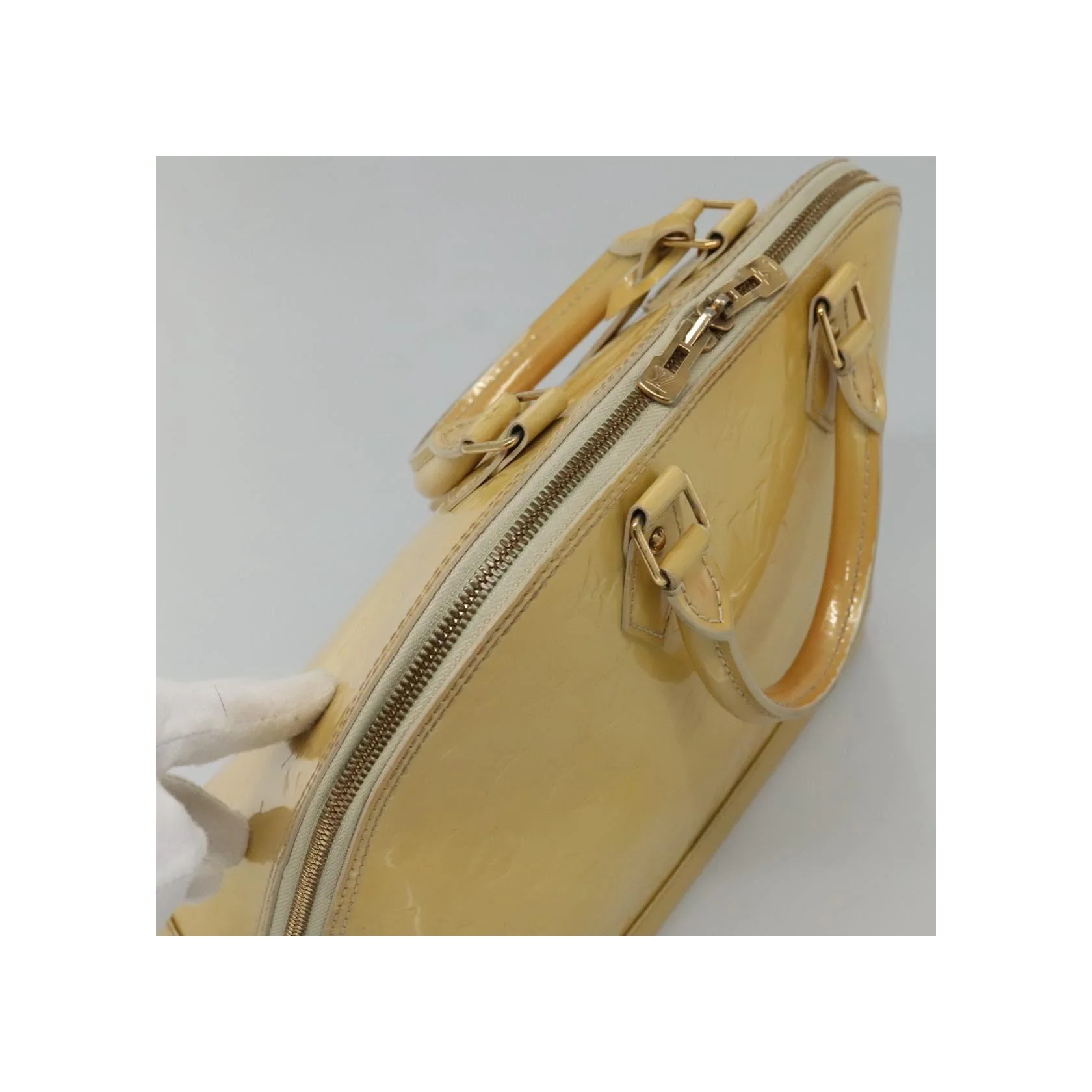 Sac À Main Louis Vuitton Alma - Yellow - Image 16