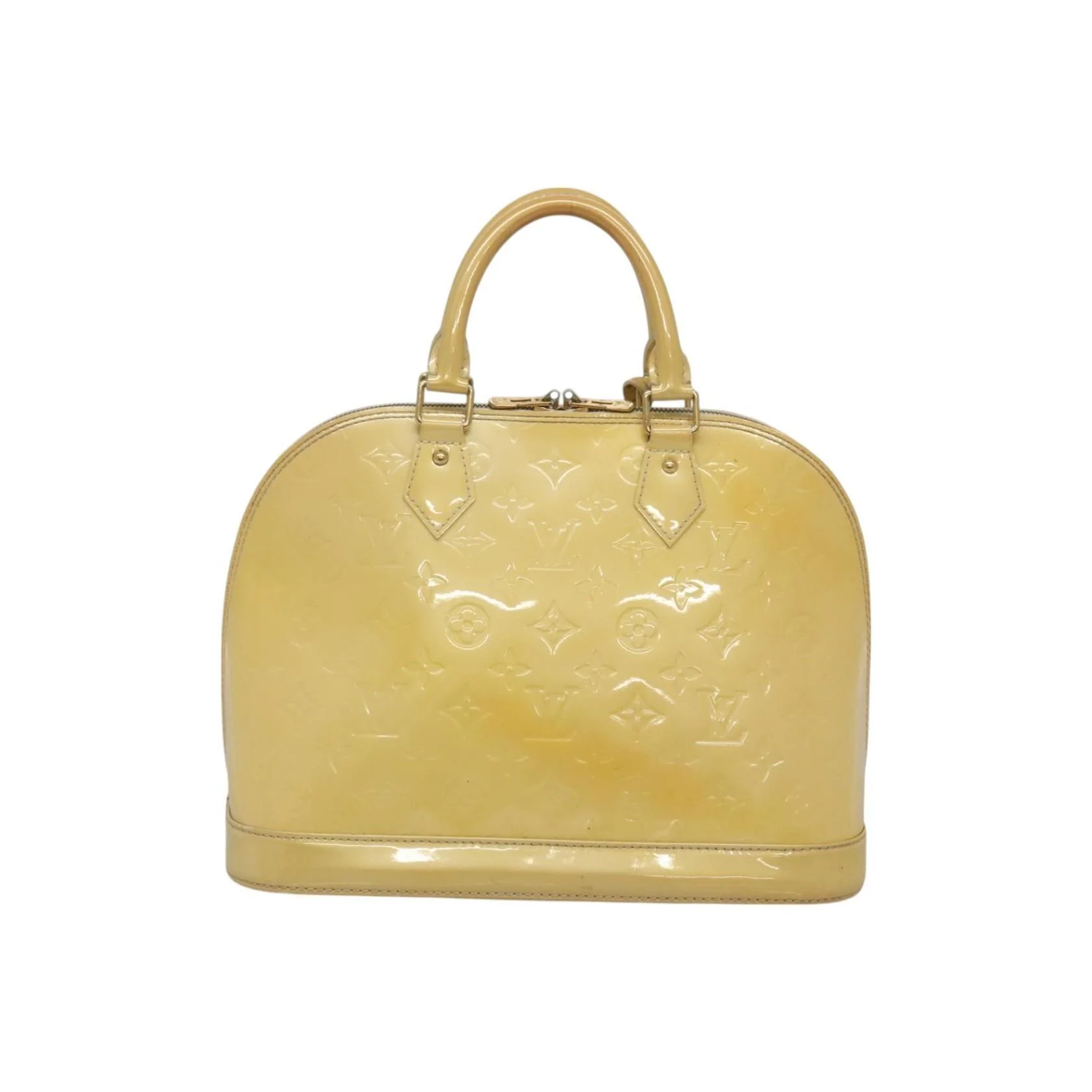 Sac À Main Louis Vuitton Alma - Yellow - Image 2