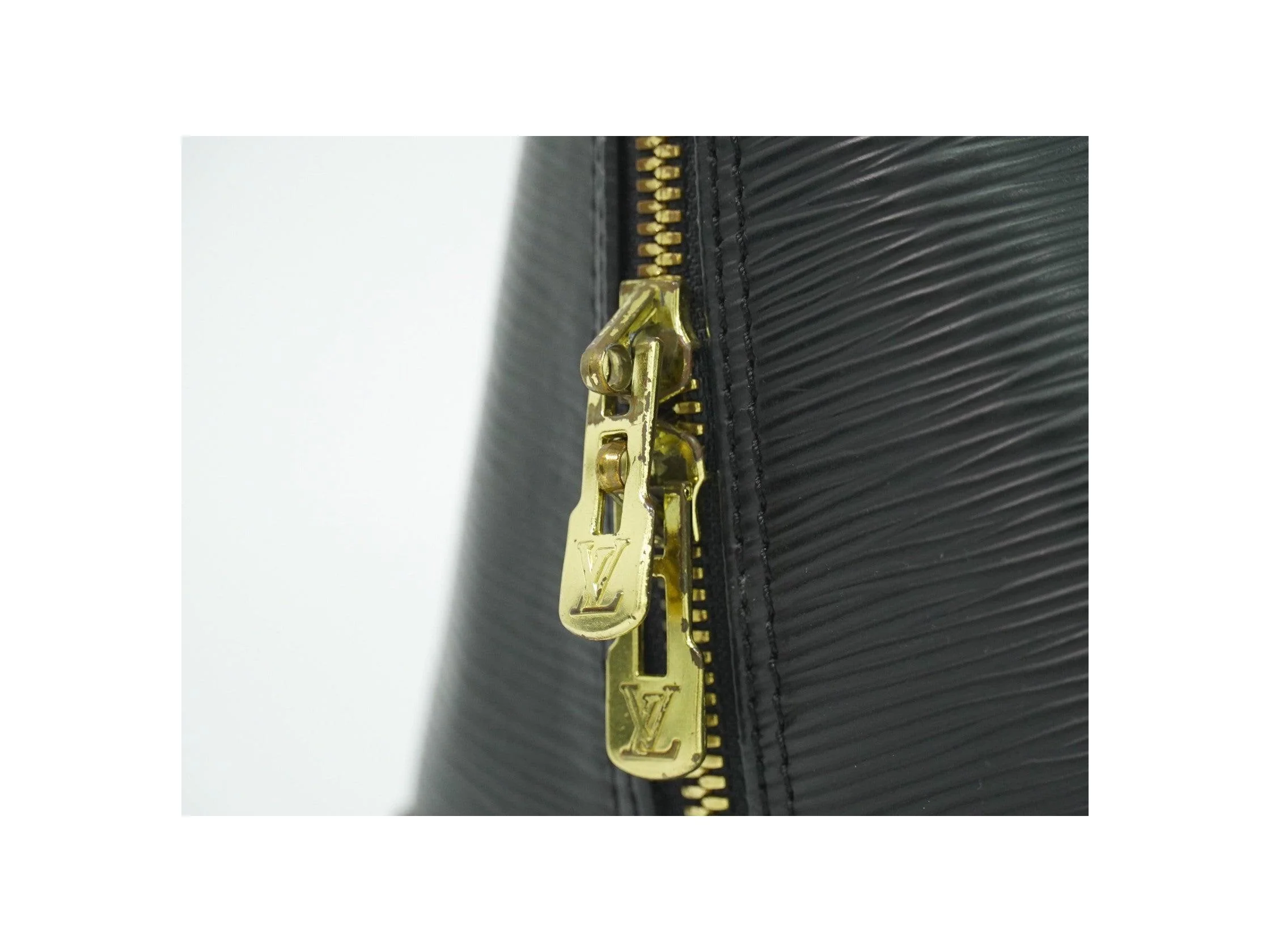 Sac À Main Louis Vuitton Alma - Black - Image 11