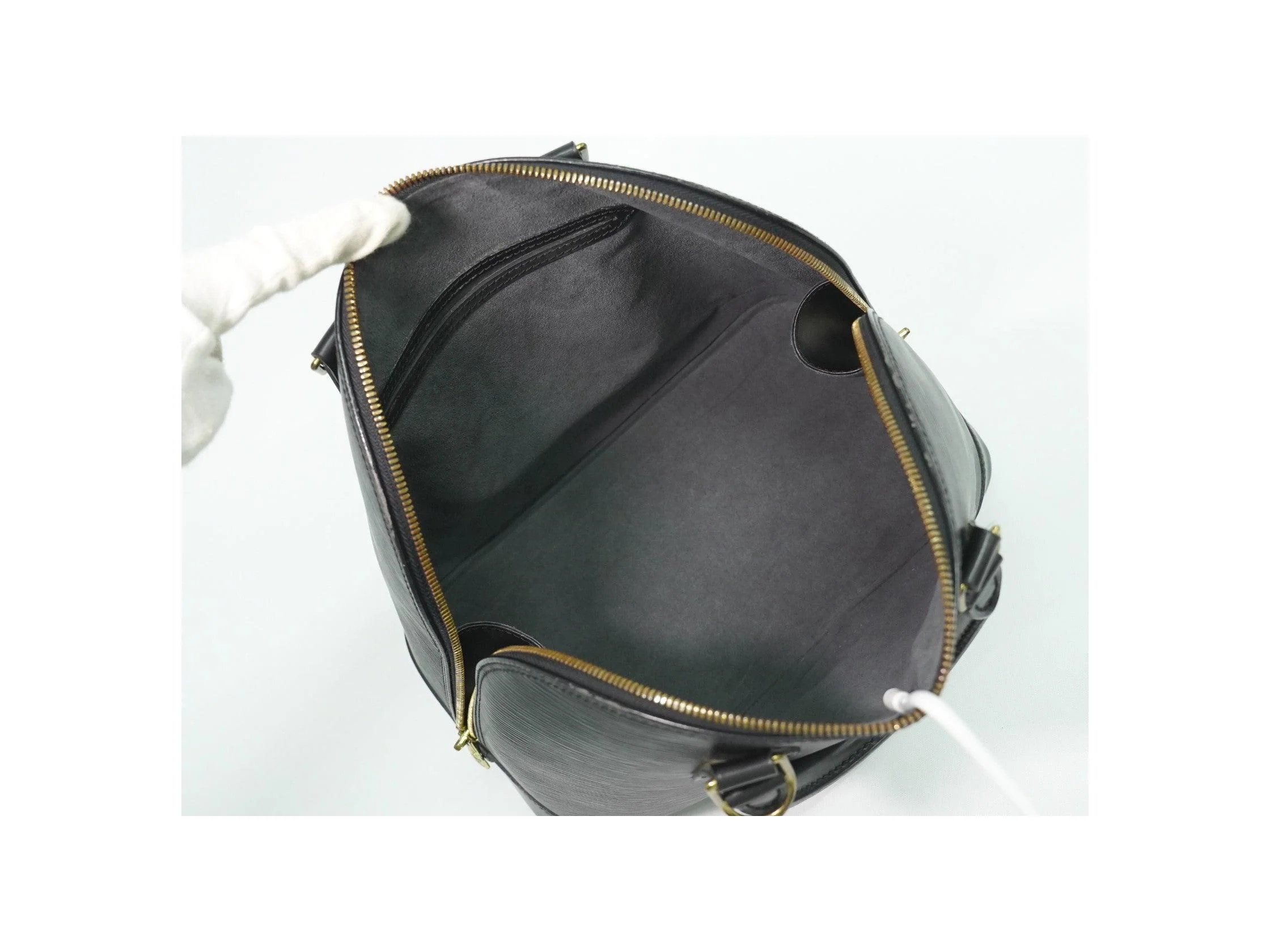 Sac À Main Louis Vuitton Alma - Black - Image 13