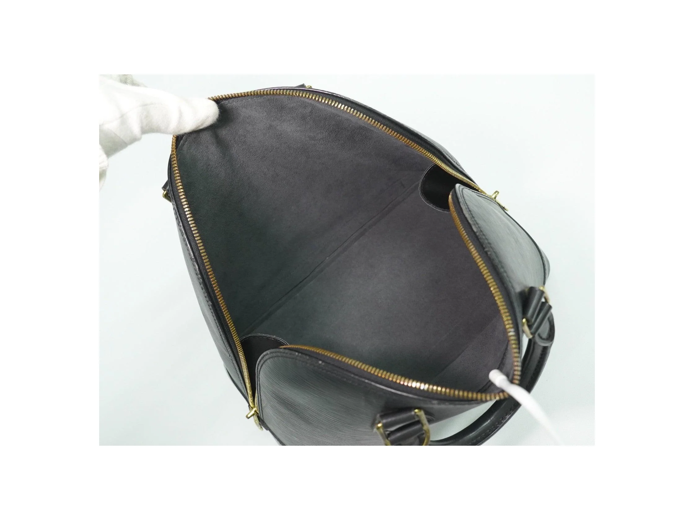 Sac À Main Louis Vuitton Alma - Black - Image 14