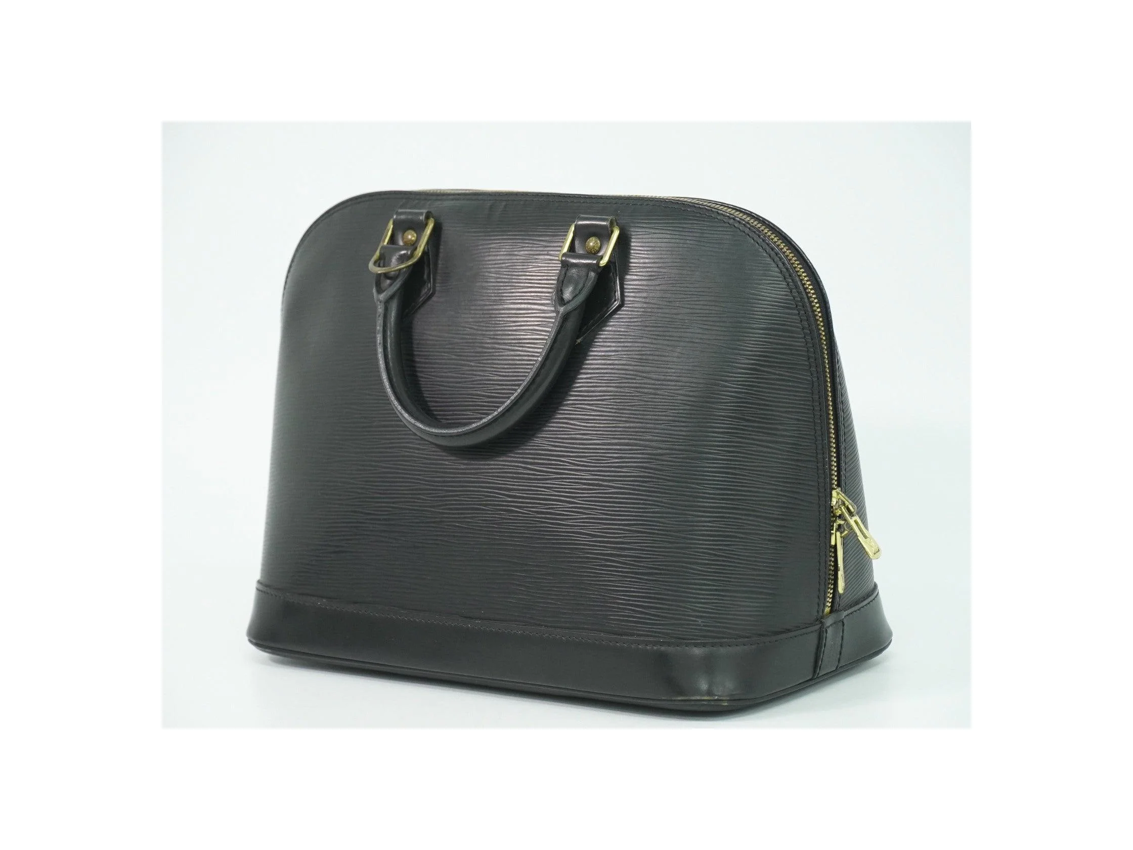 Sac À Main Louis Vuitton Alma - Black - Image 2