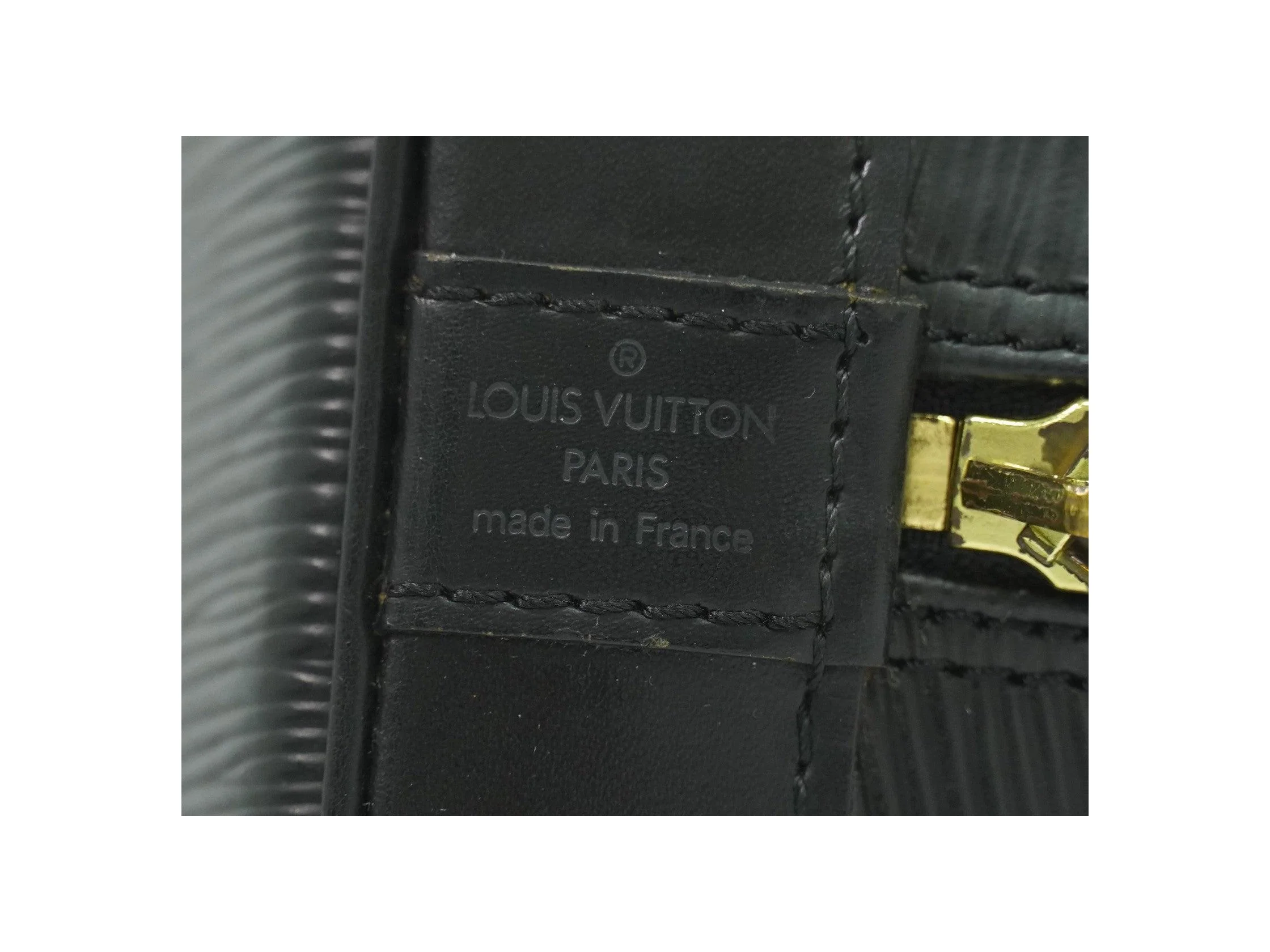 Sac À Main Louis Vuitton Alma - Black - Image 20
