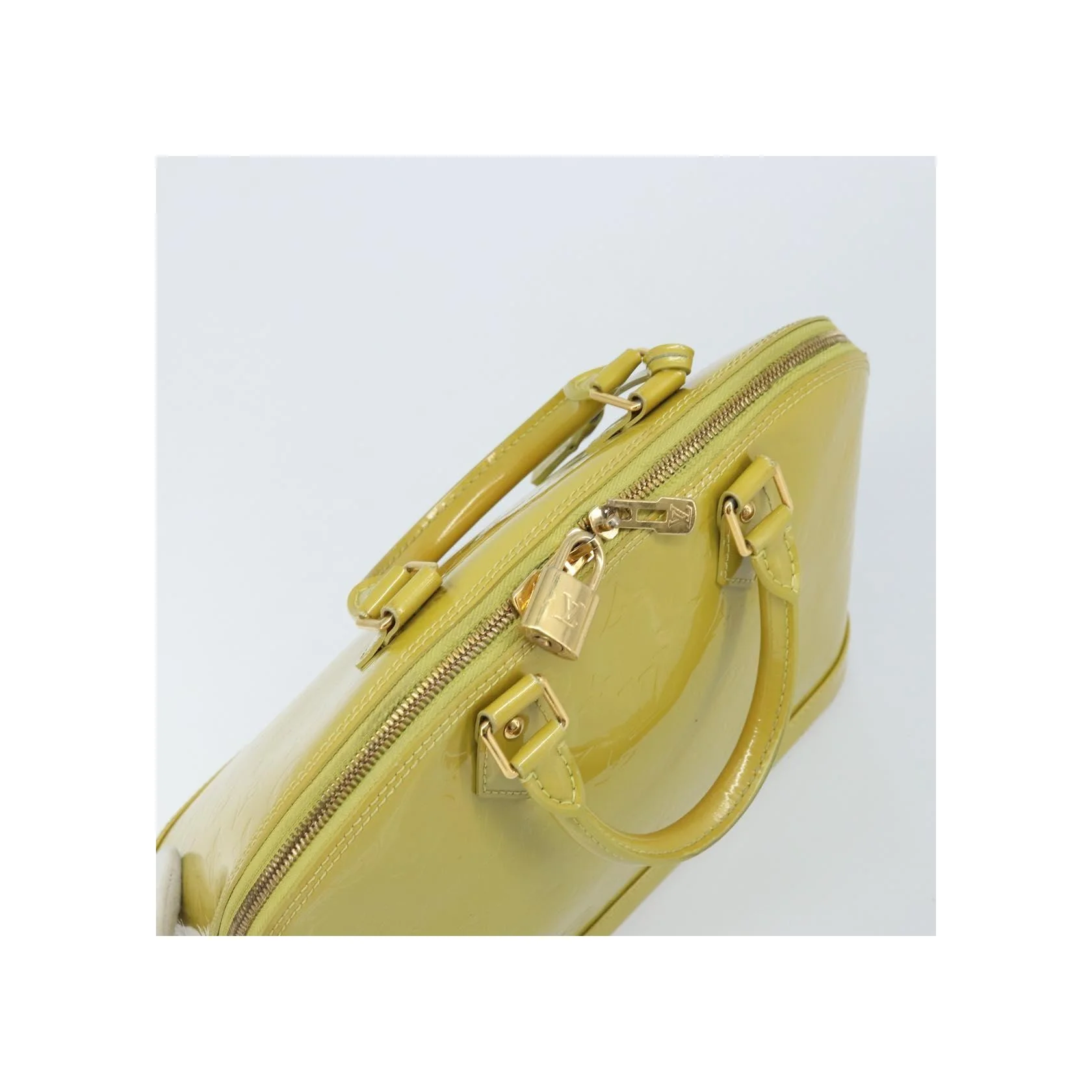 Sac À Main Louis Vuitton Alma - Green - Image 13