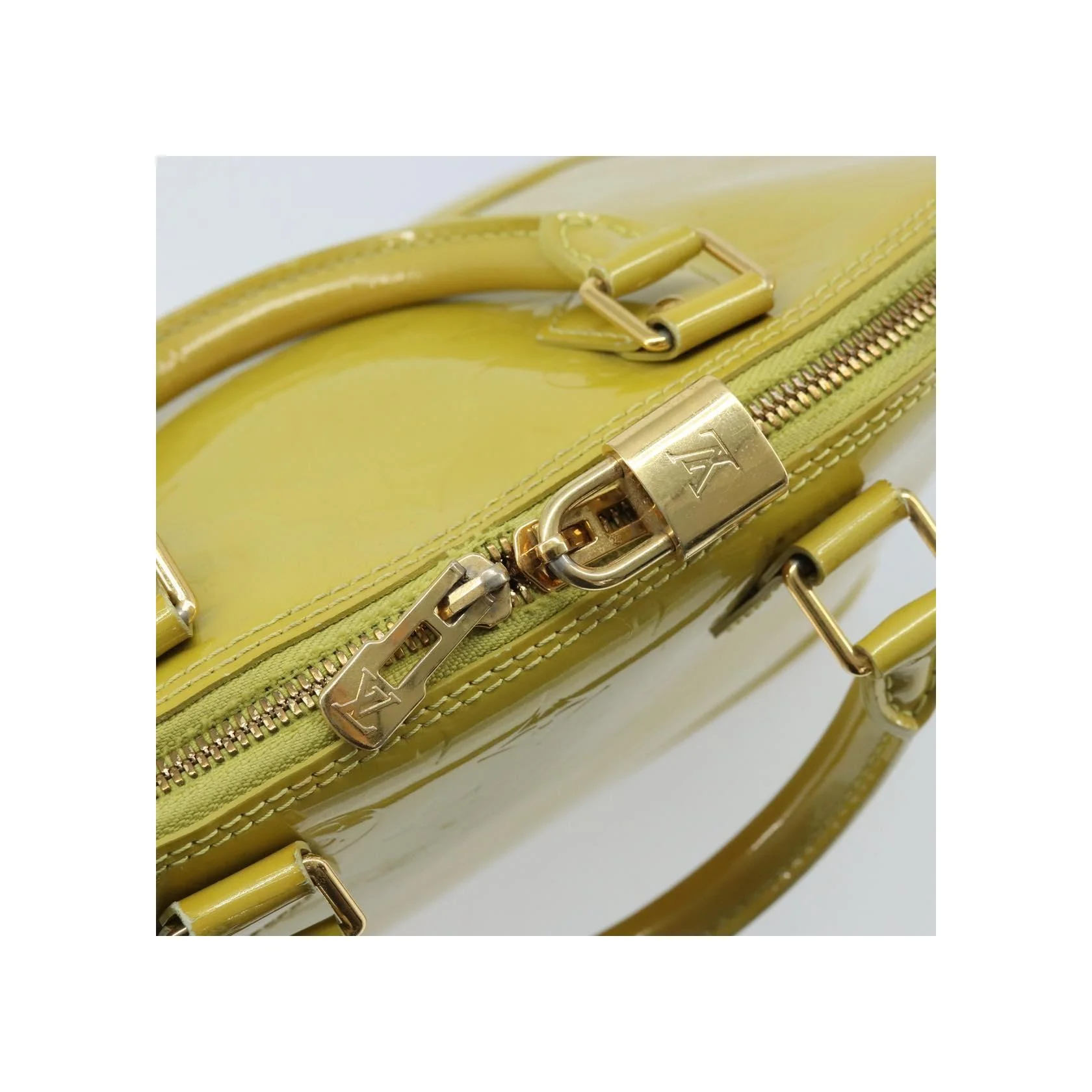 Sac À Main Louis Vuitton Alma - Green - Image 14