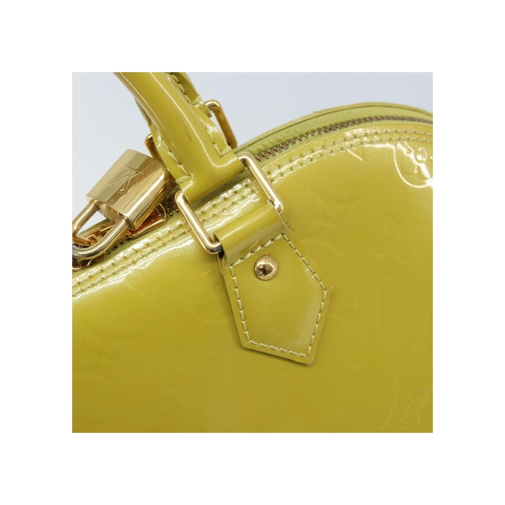 Sac À Main Louis Vuitton Alma - Green - Image 17