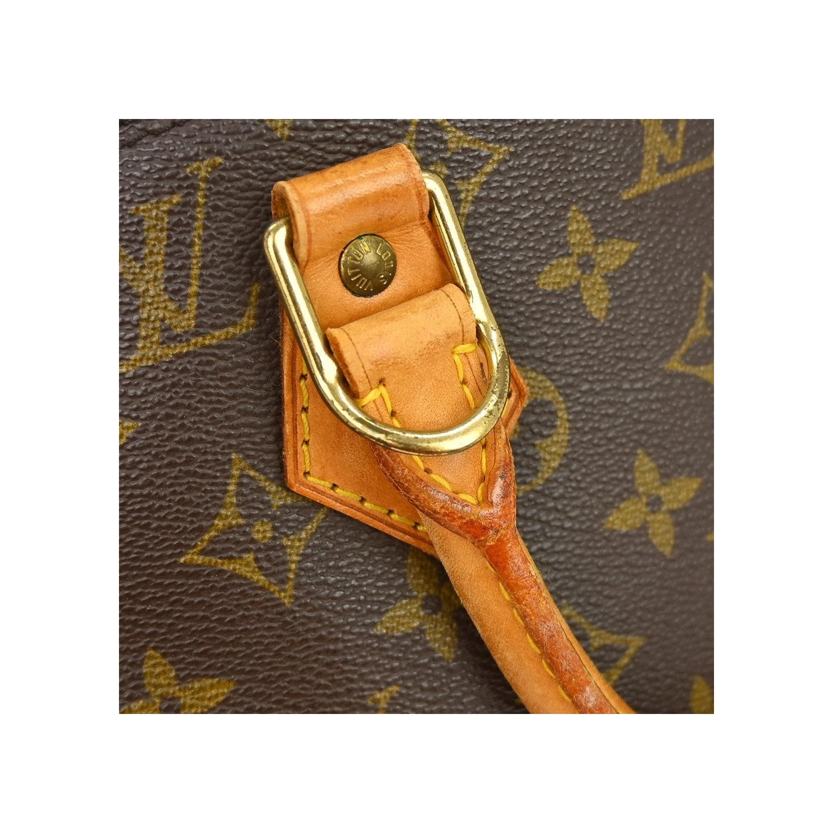 Sac À Main Louis Vuitton Alma - Brown - Image 11
