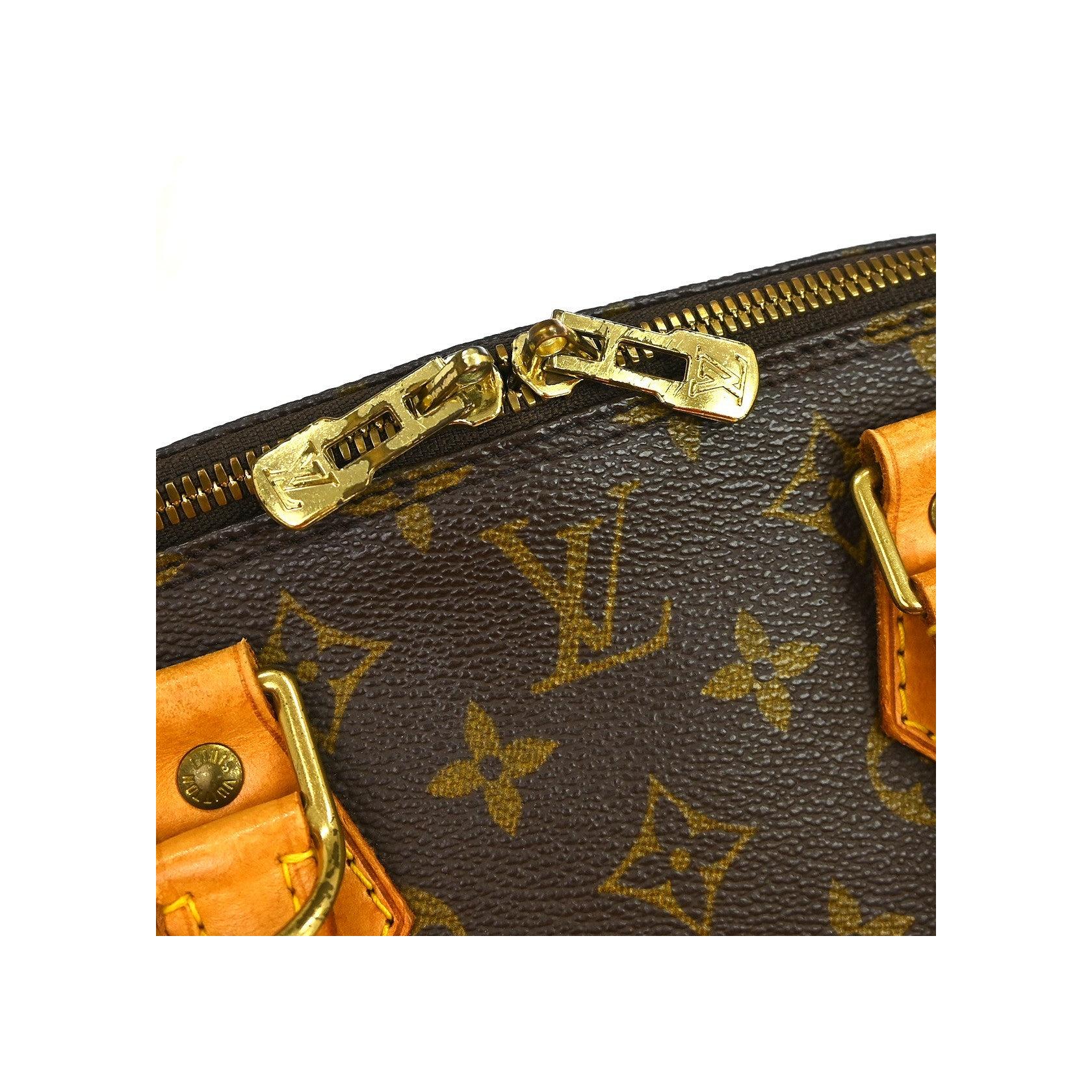 Sac À Main Louis Vuitton Alma - Brown - Image 13