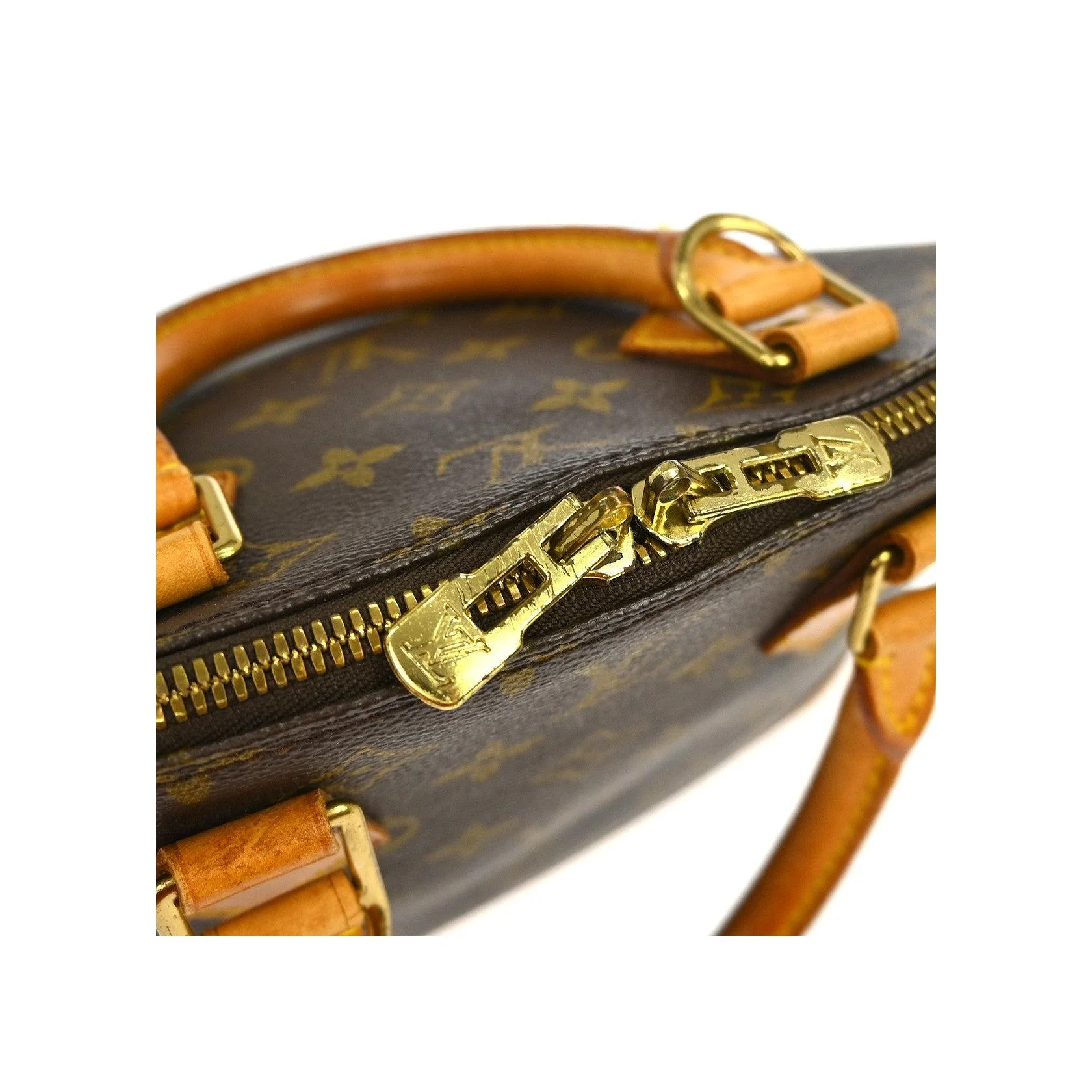 Sac À Main Louis Vuitton Alma - Brown - Image 9