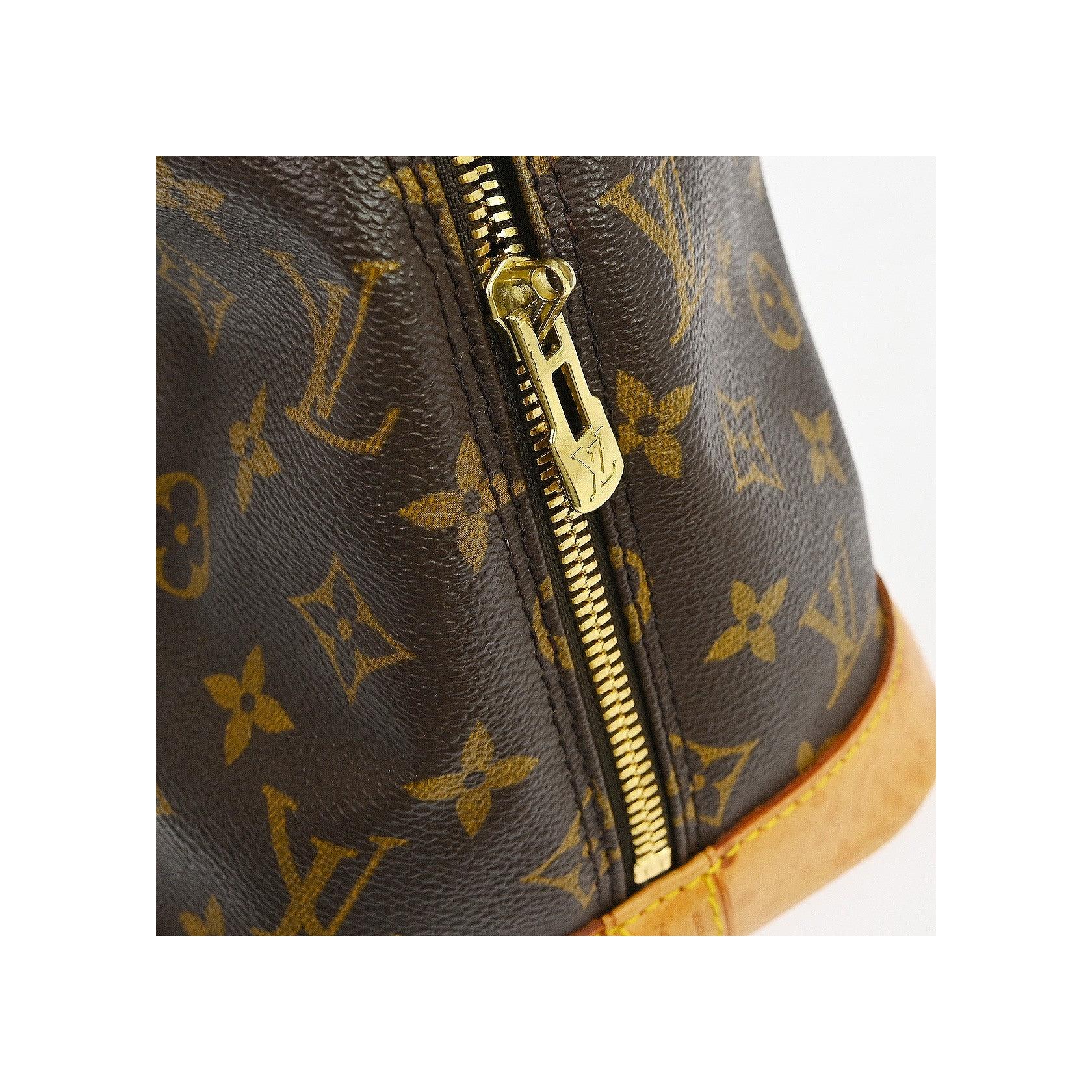Sac À Main Louis Vuitton Alma - Brown - Image 10