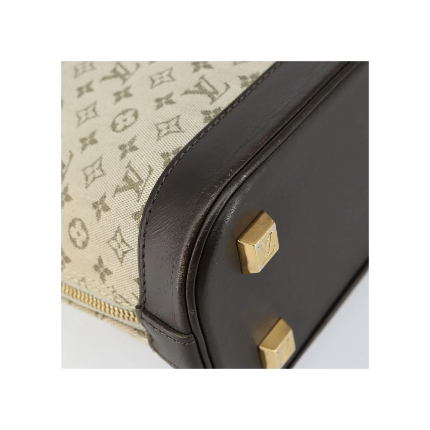 Sac À Main Louis Vuitton Alma - Khaki - Image 11