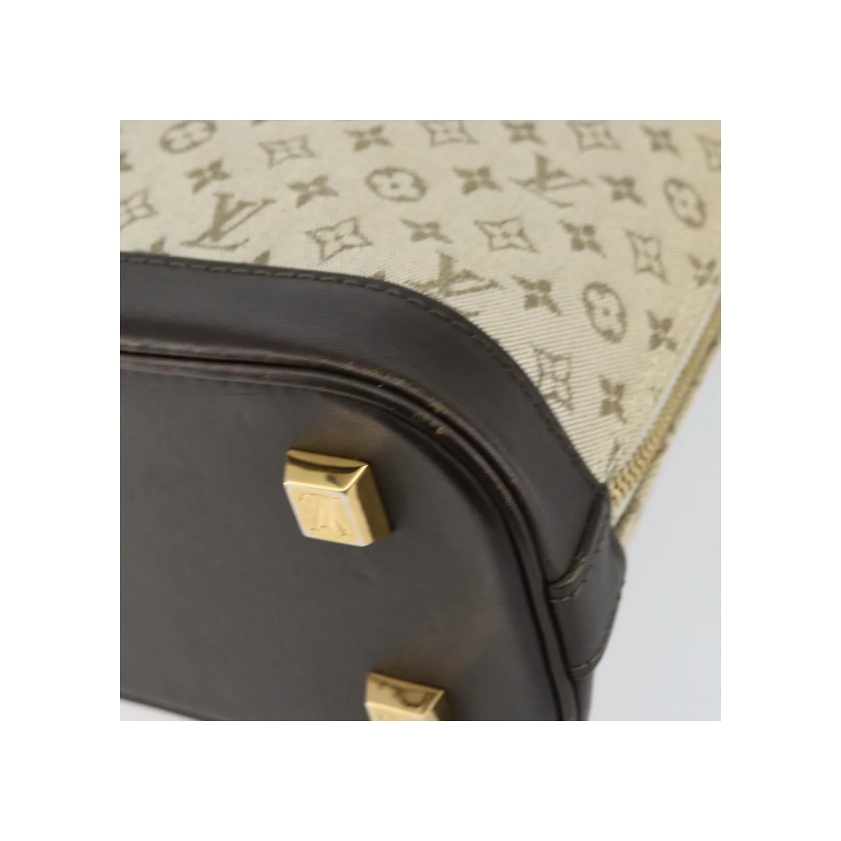 Sac À Main Louis Vuitton Alma - Khaki - Image 12