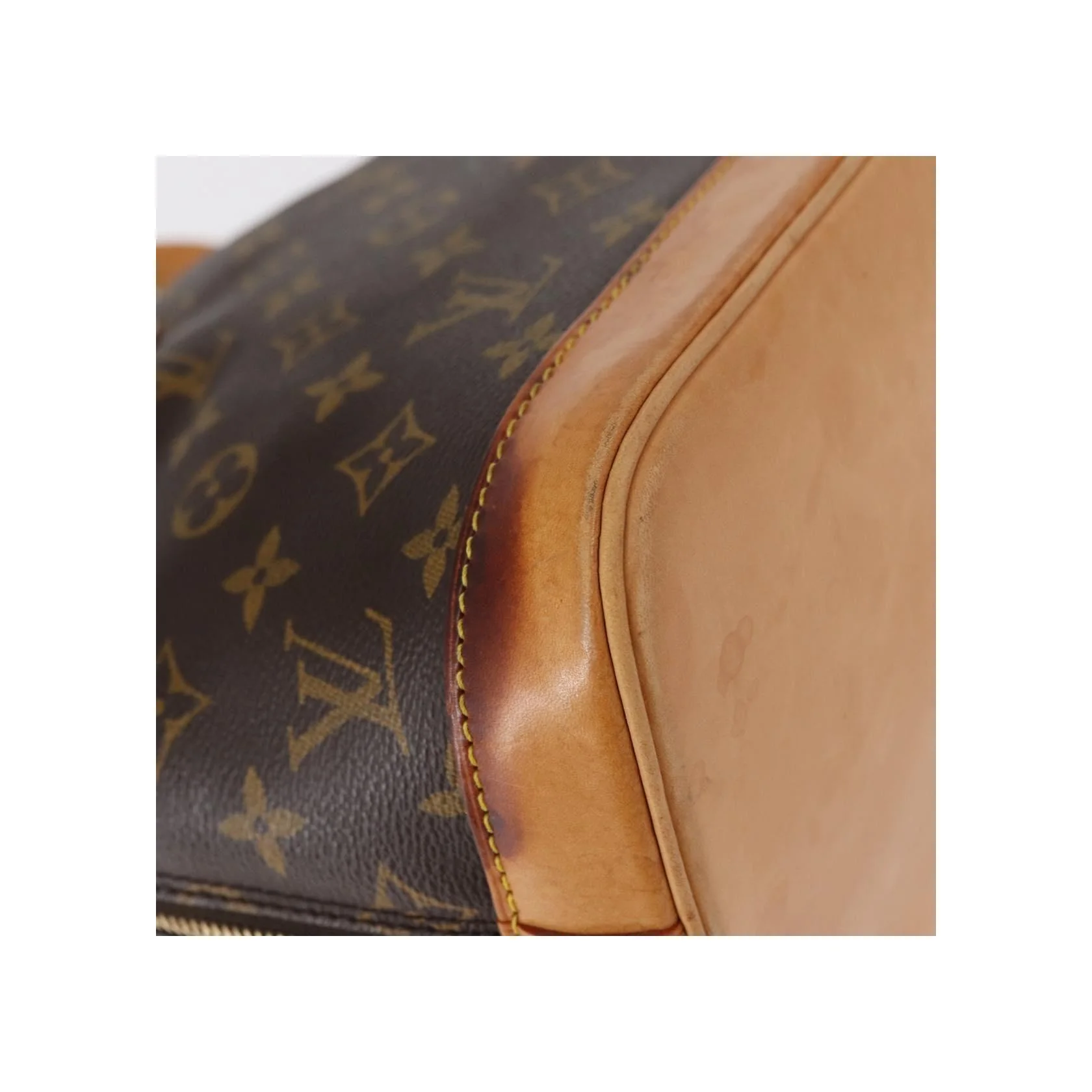 Sac À Main Louis Vuitton Alma - Brown - Image 11