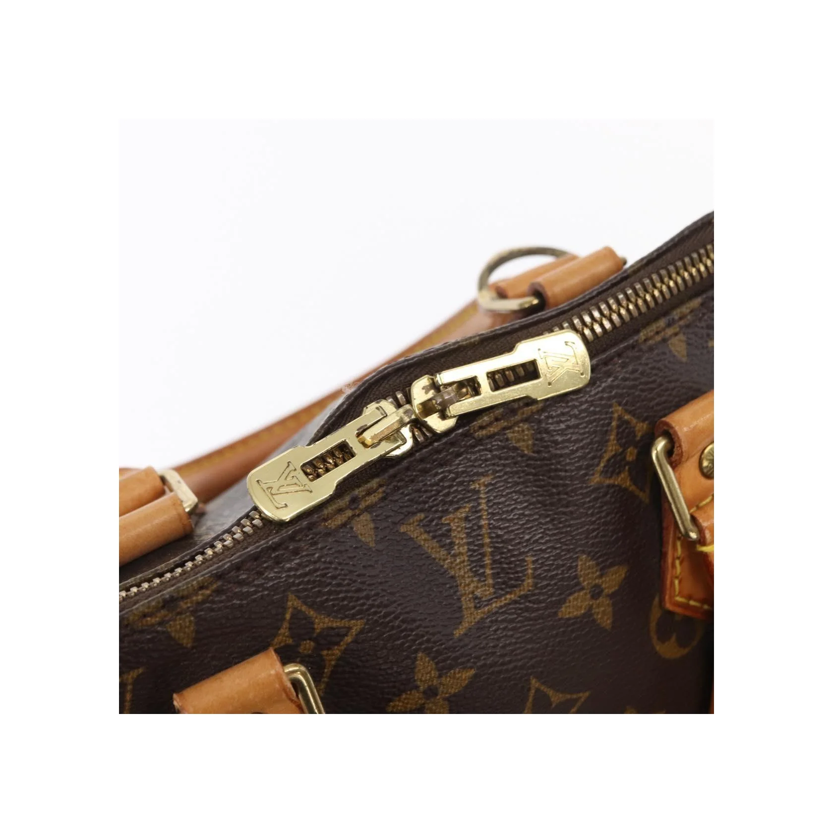 Sac À Main Louis Vuitton Alma - Brown - Image 13