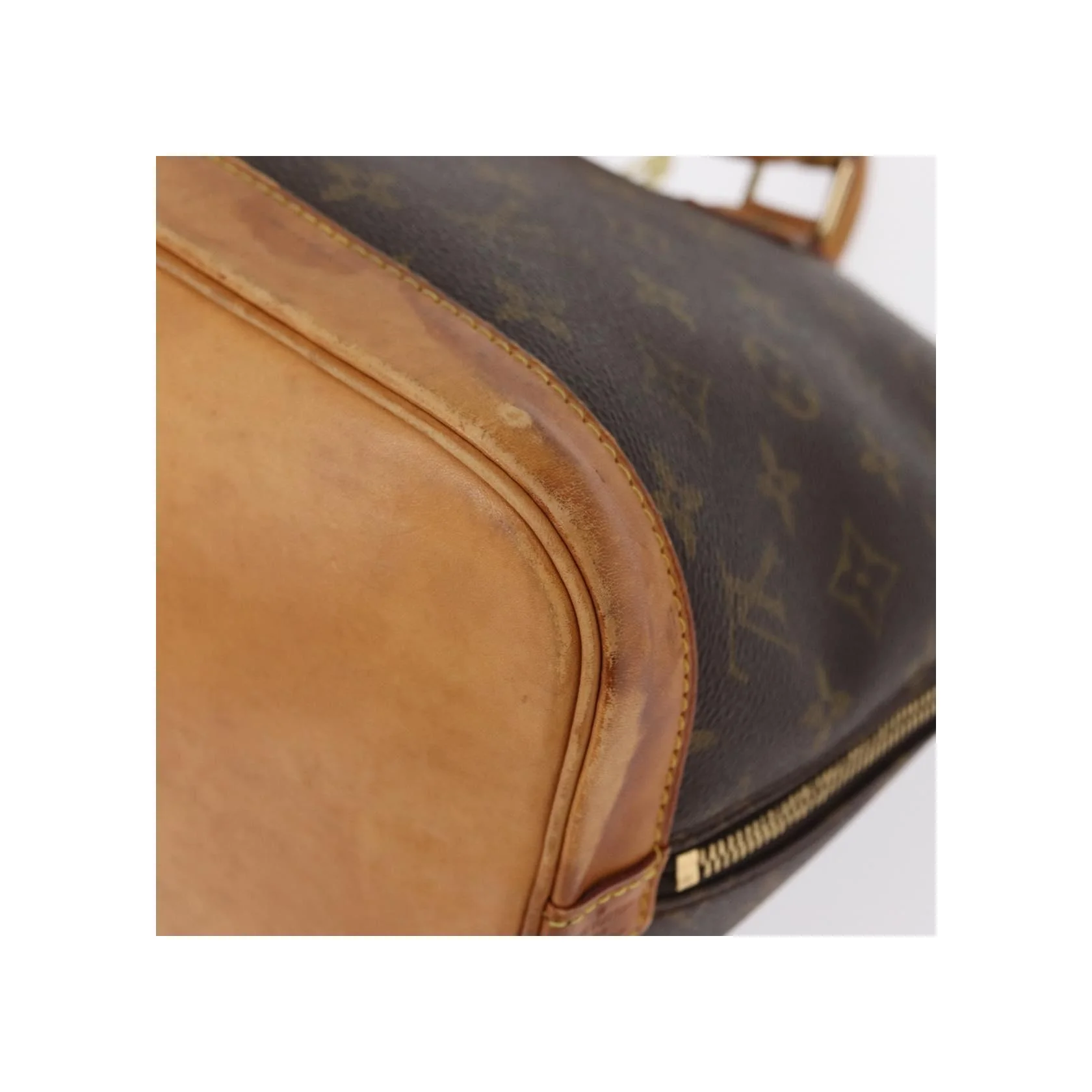 Sac À Main Louis Vuitton Alma - Brown - Image 12