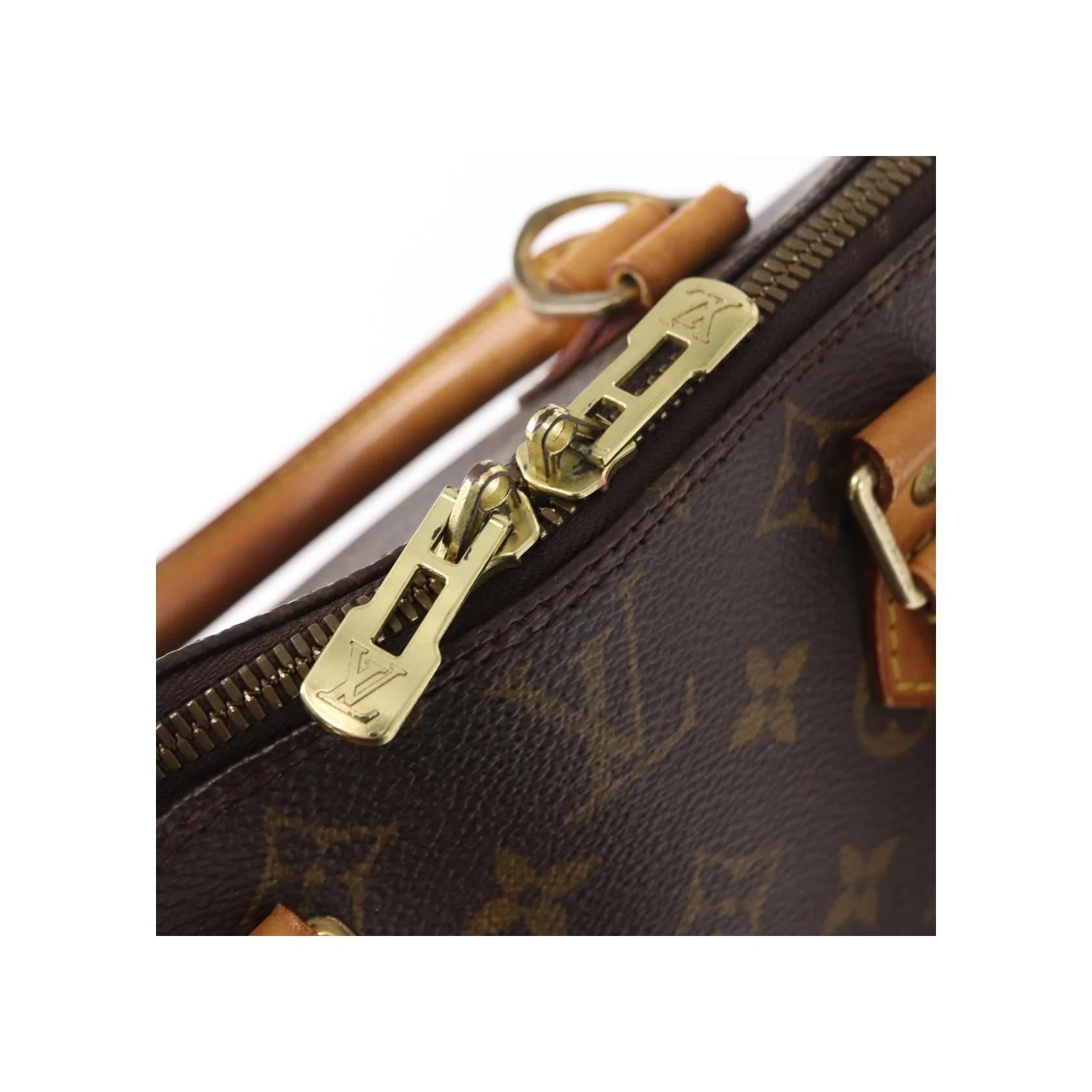 Sac À Main Louis Vuitton Alma - Brown - Image 13